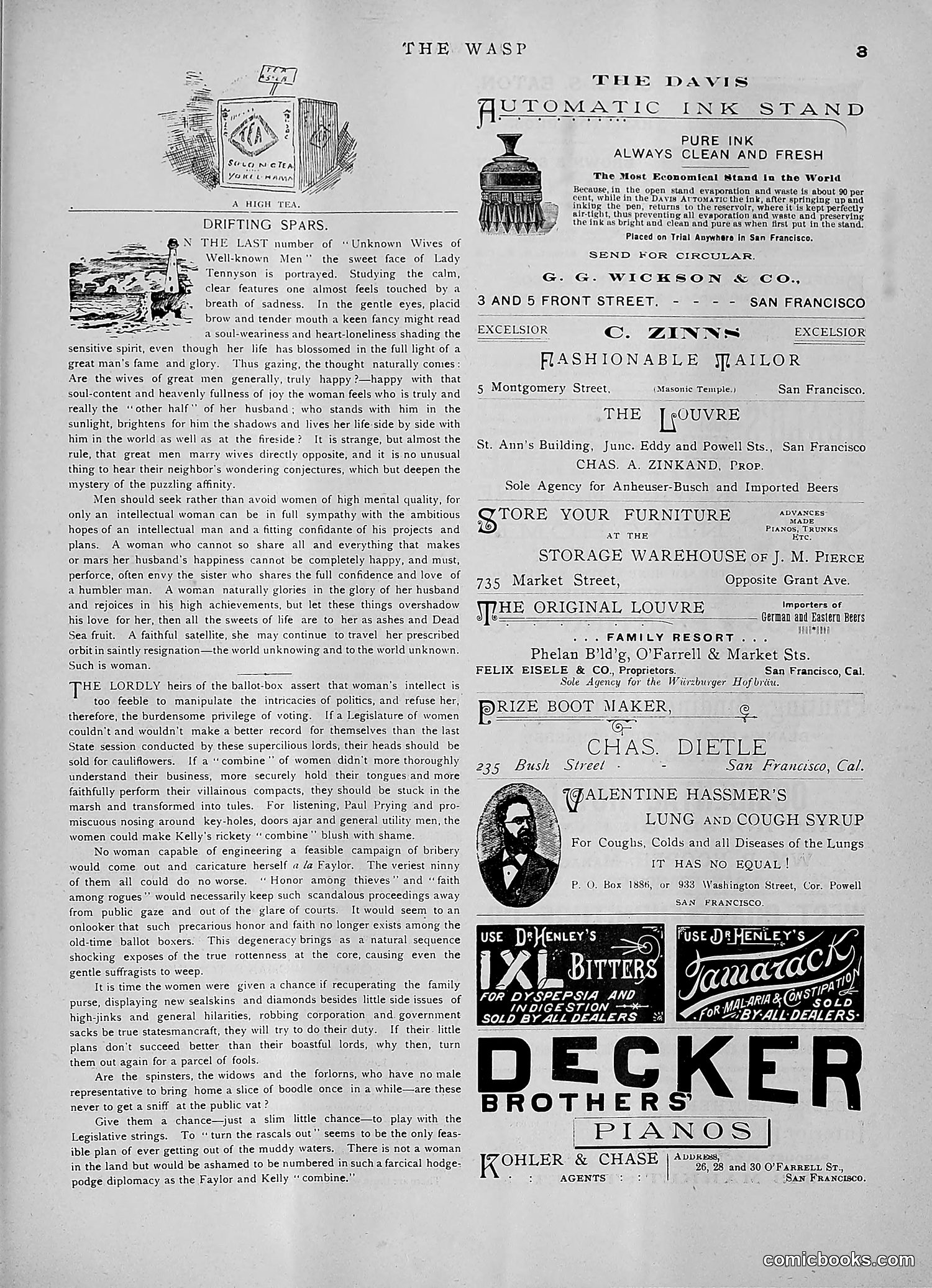 The Wasp — 1891 — page 152 of 546