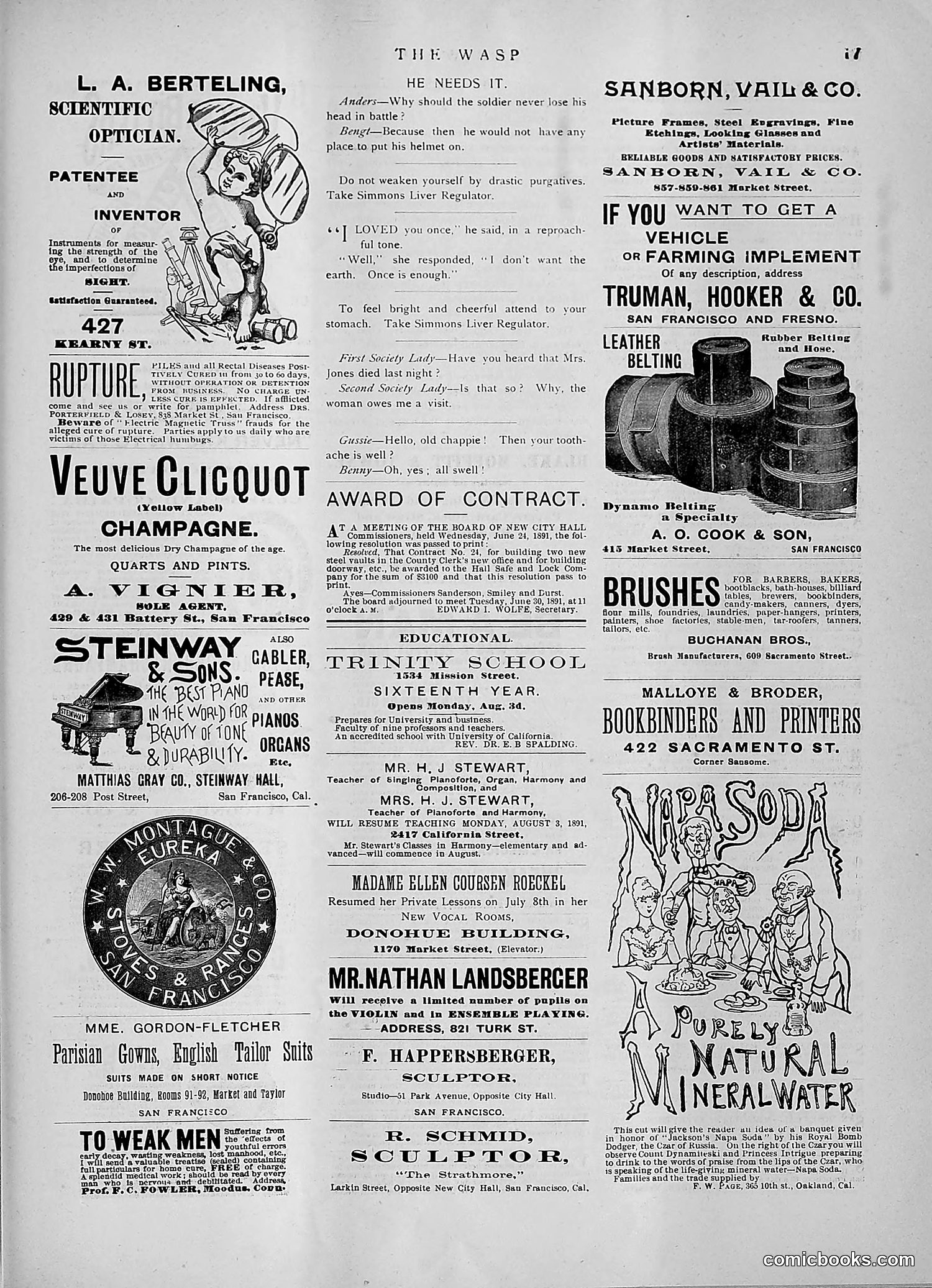 The Wasp — 1891 — page 166 of 546