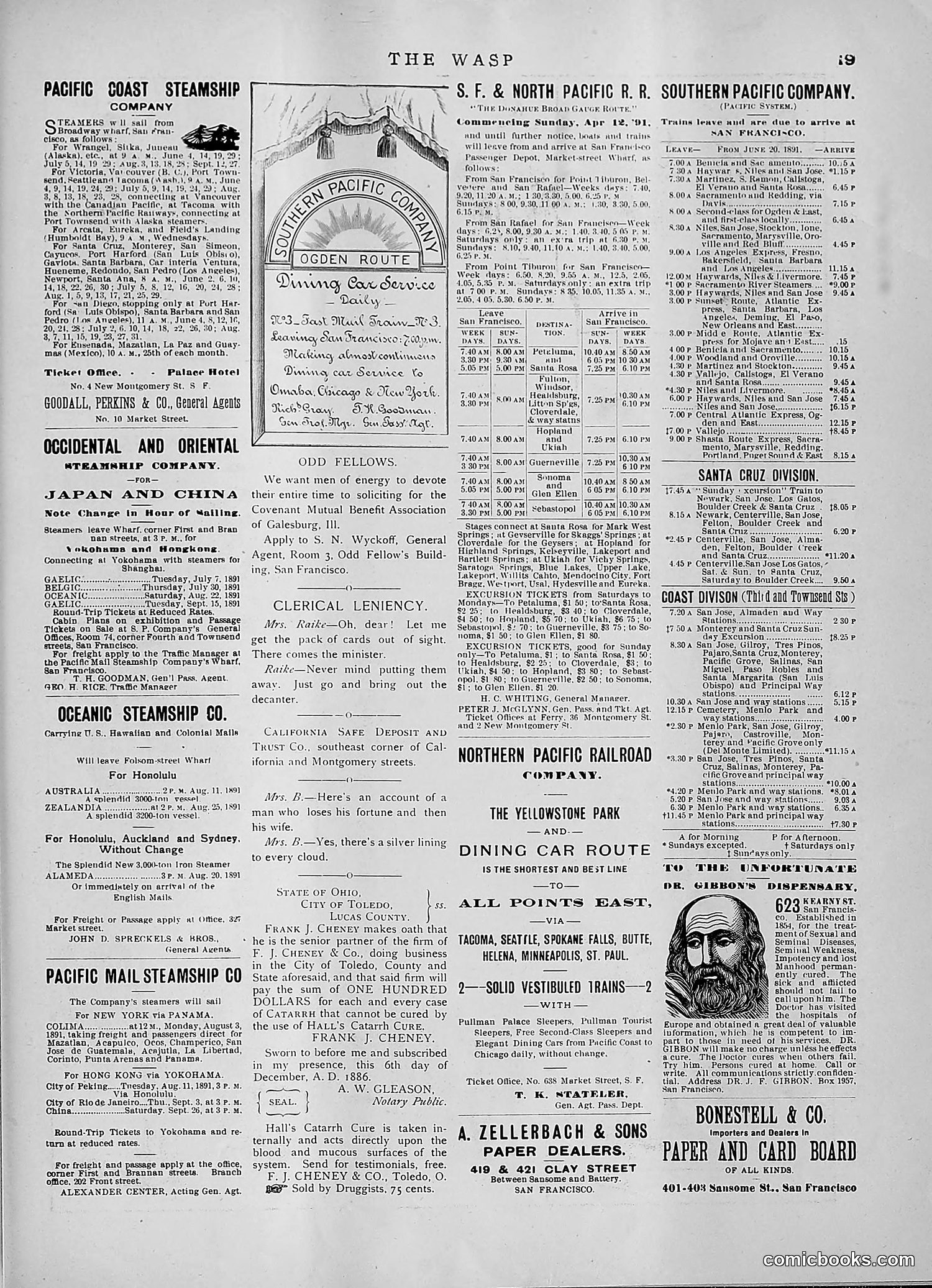 The Wasp — 1891 — page 168 of 546