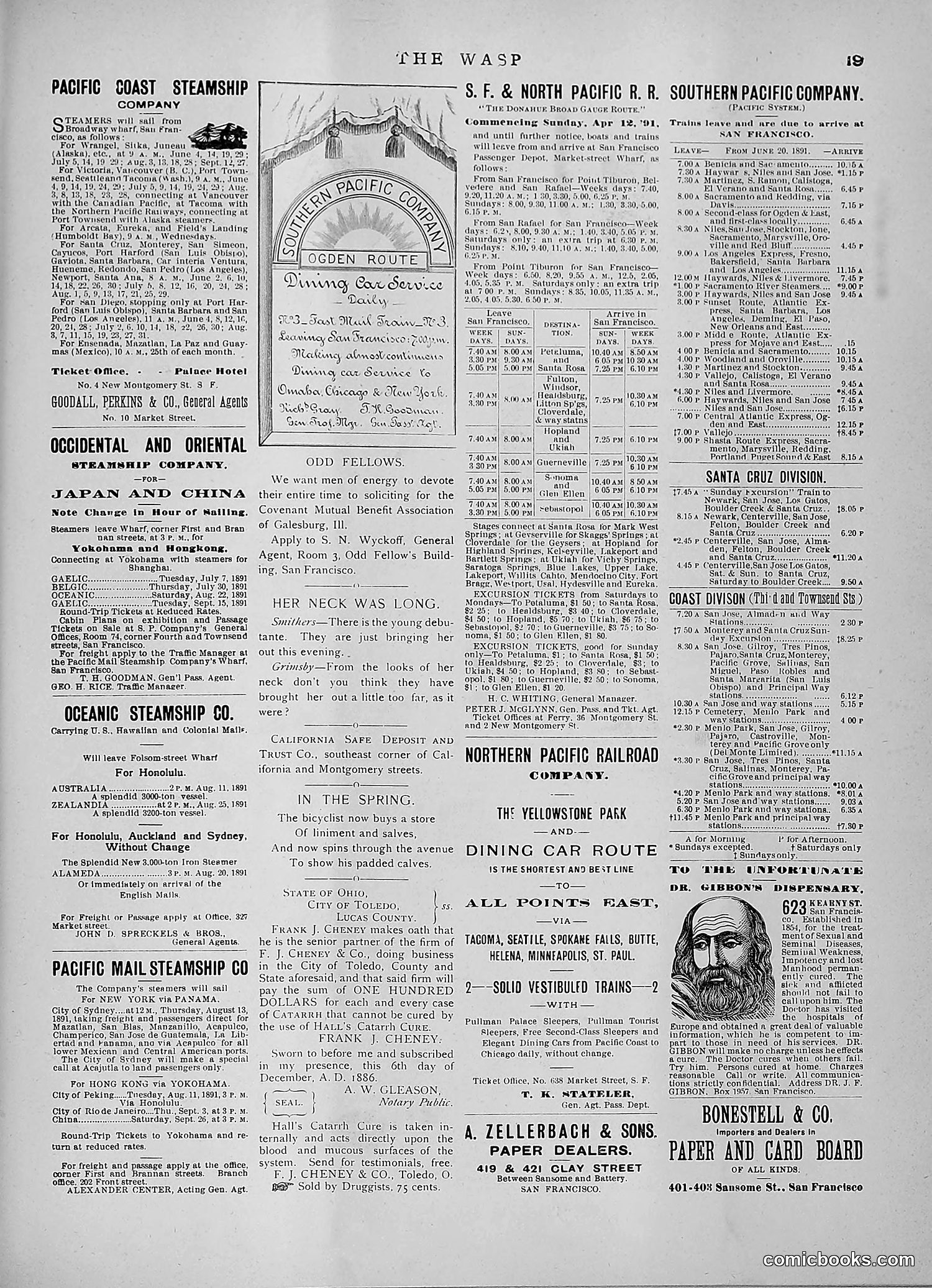 The Wasp — 1891 — page 190 of 546