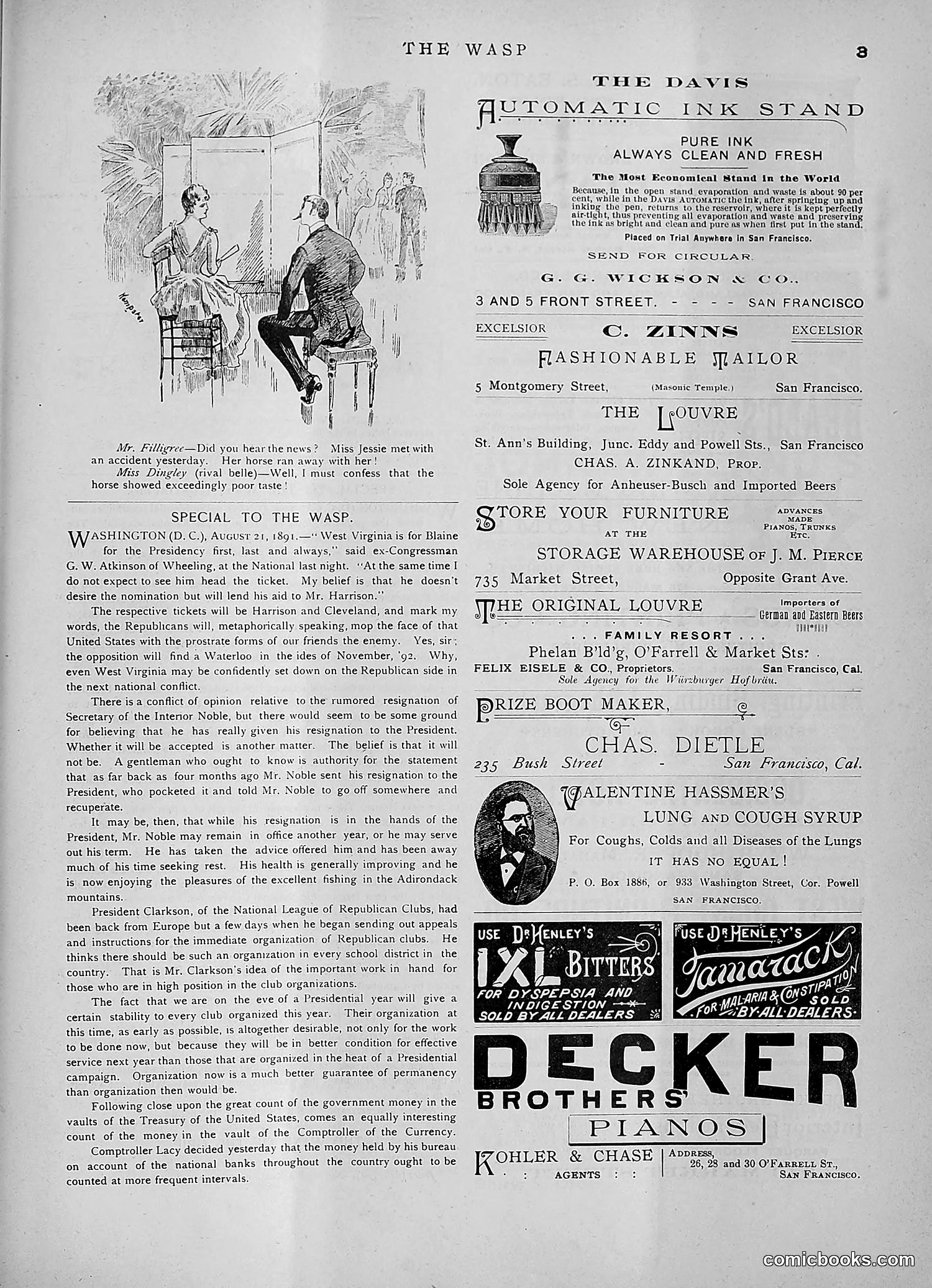 The Wasp — 1891 — page 194 of 546