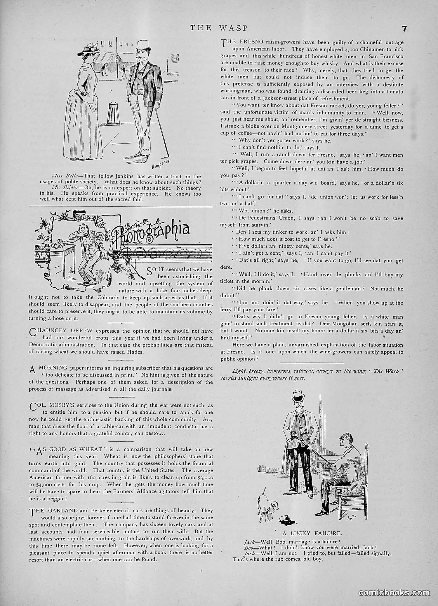 The Wasp — 1891 — page 218 of 546