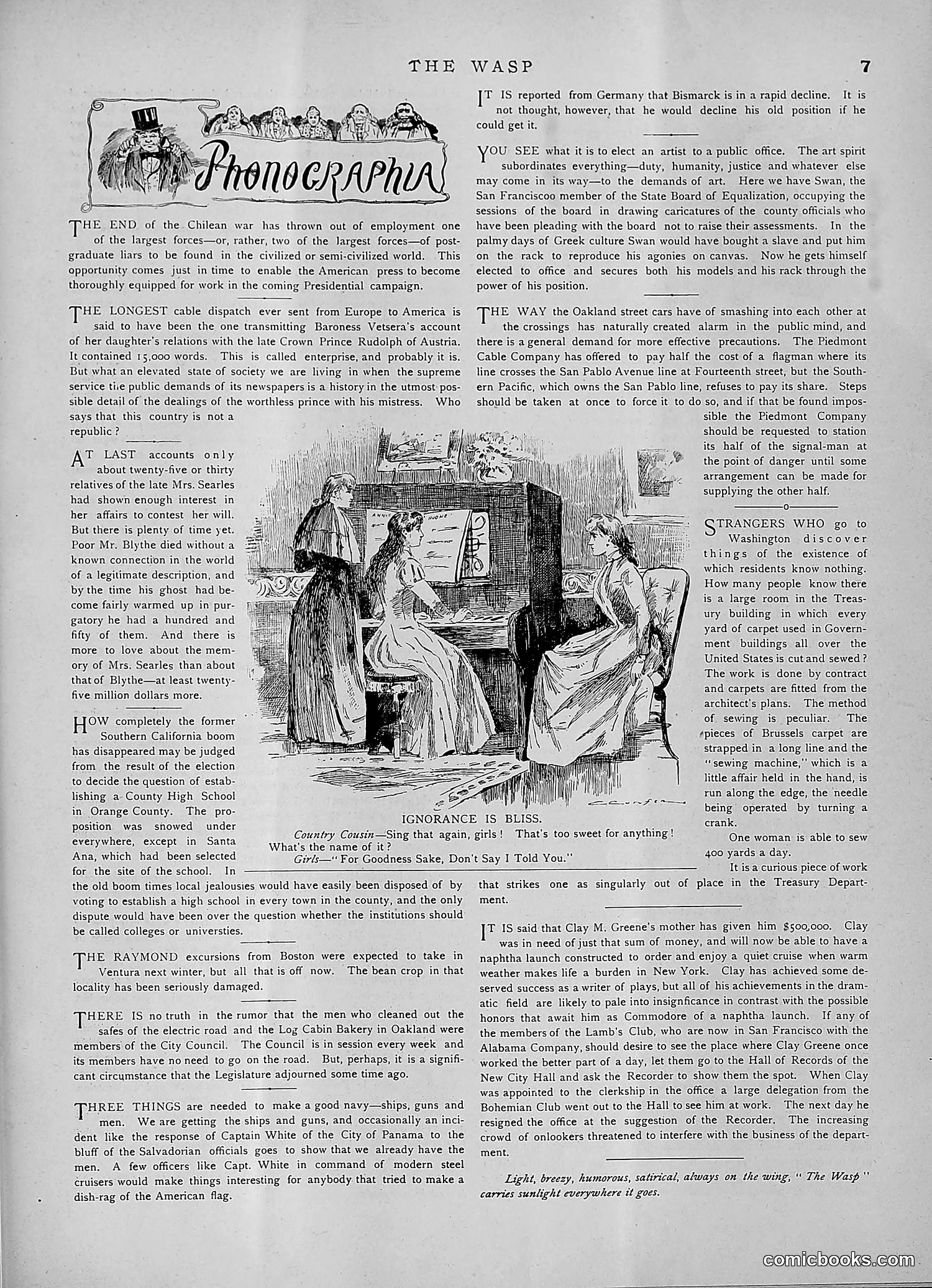 The Wasp — 1891 — page 238 of 546