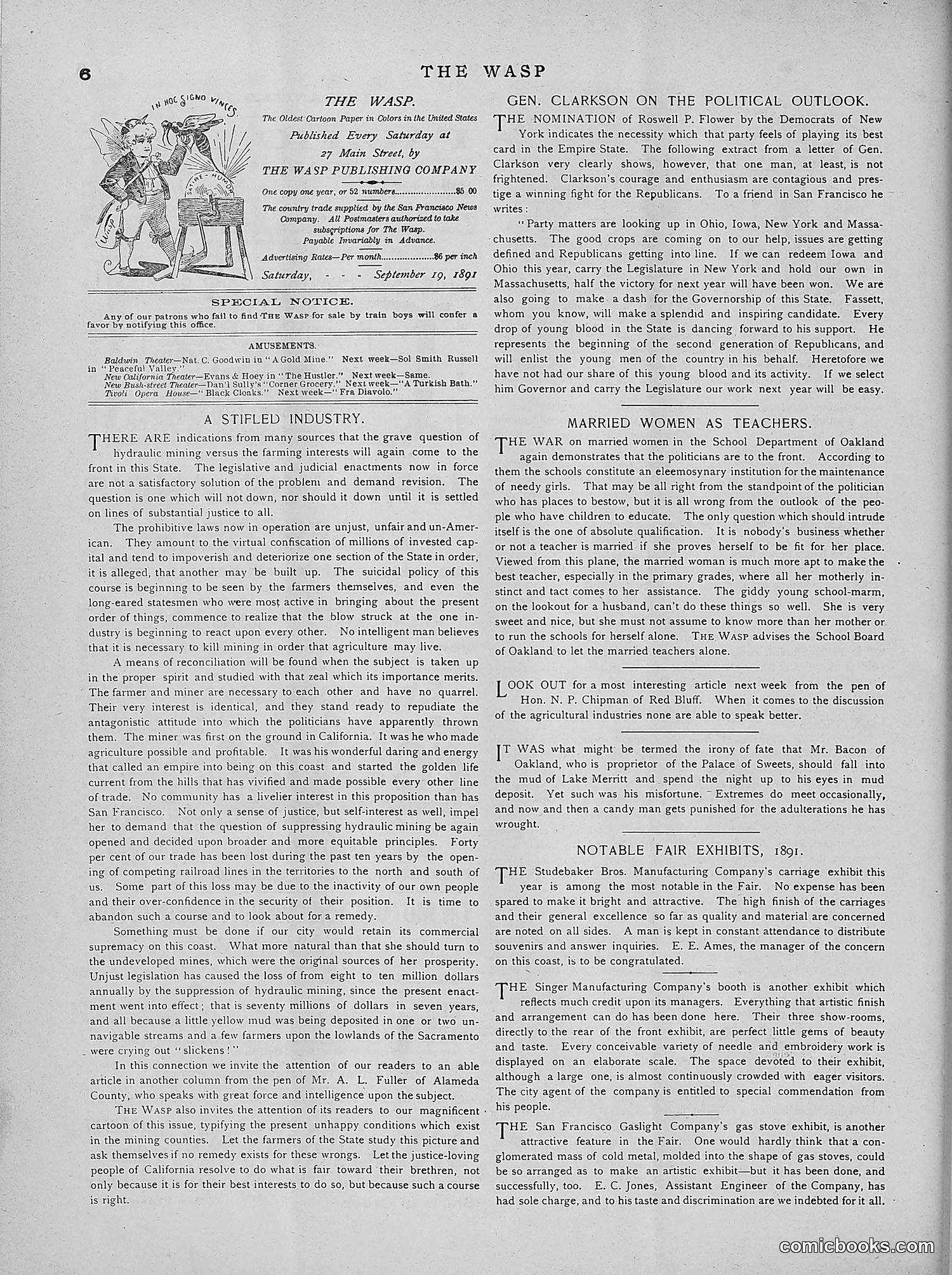 The Wasp — 1891 — page 277 of 546
