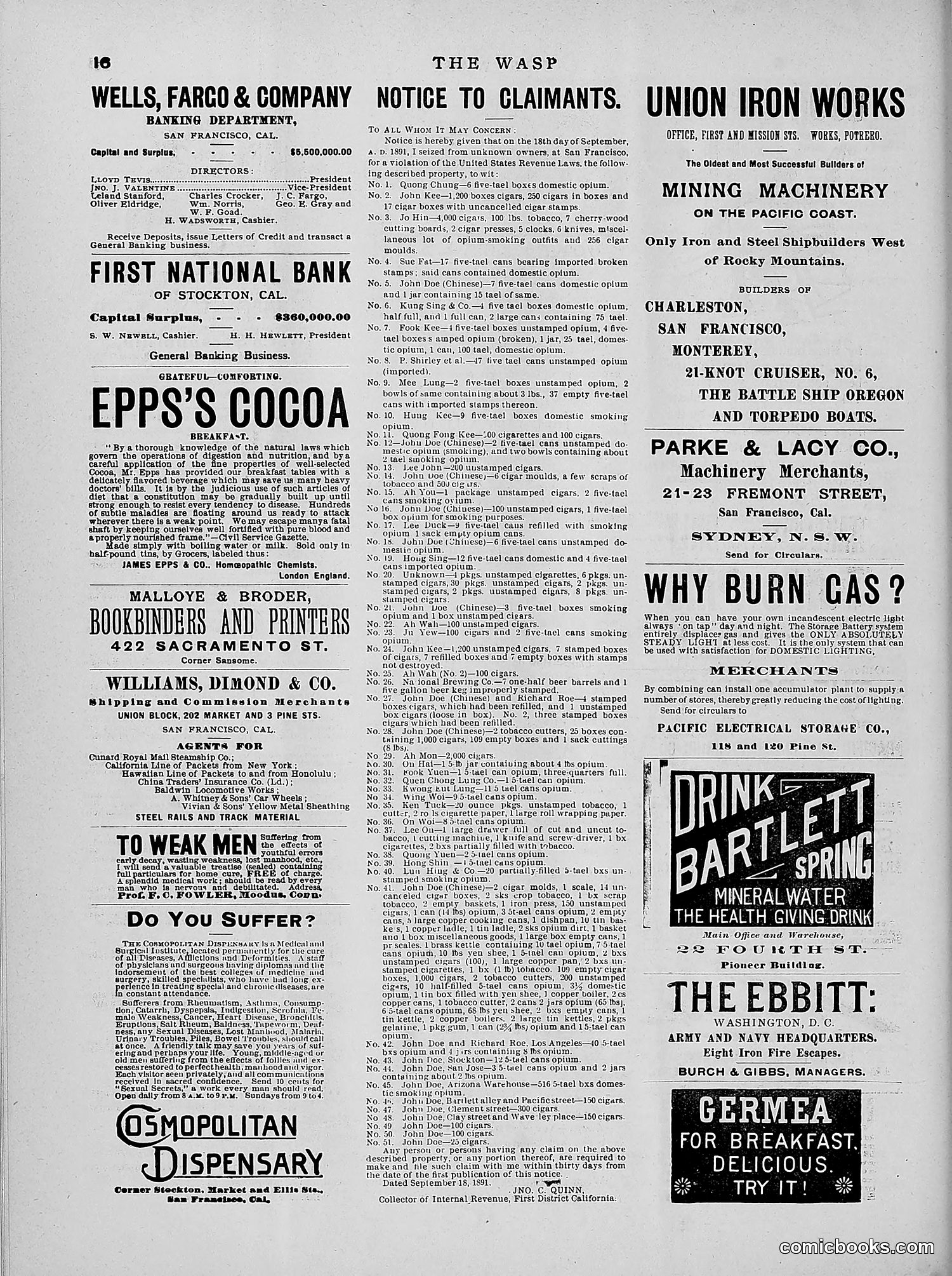 The Wasp — 1891 — page 287 of 546