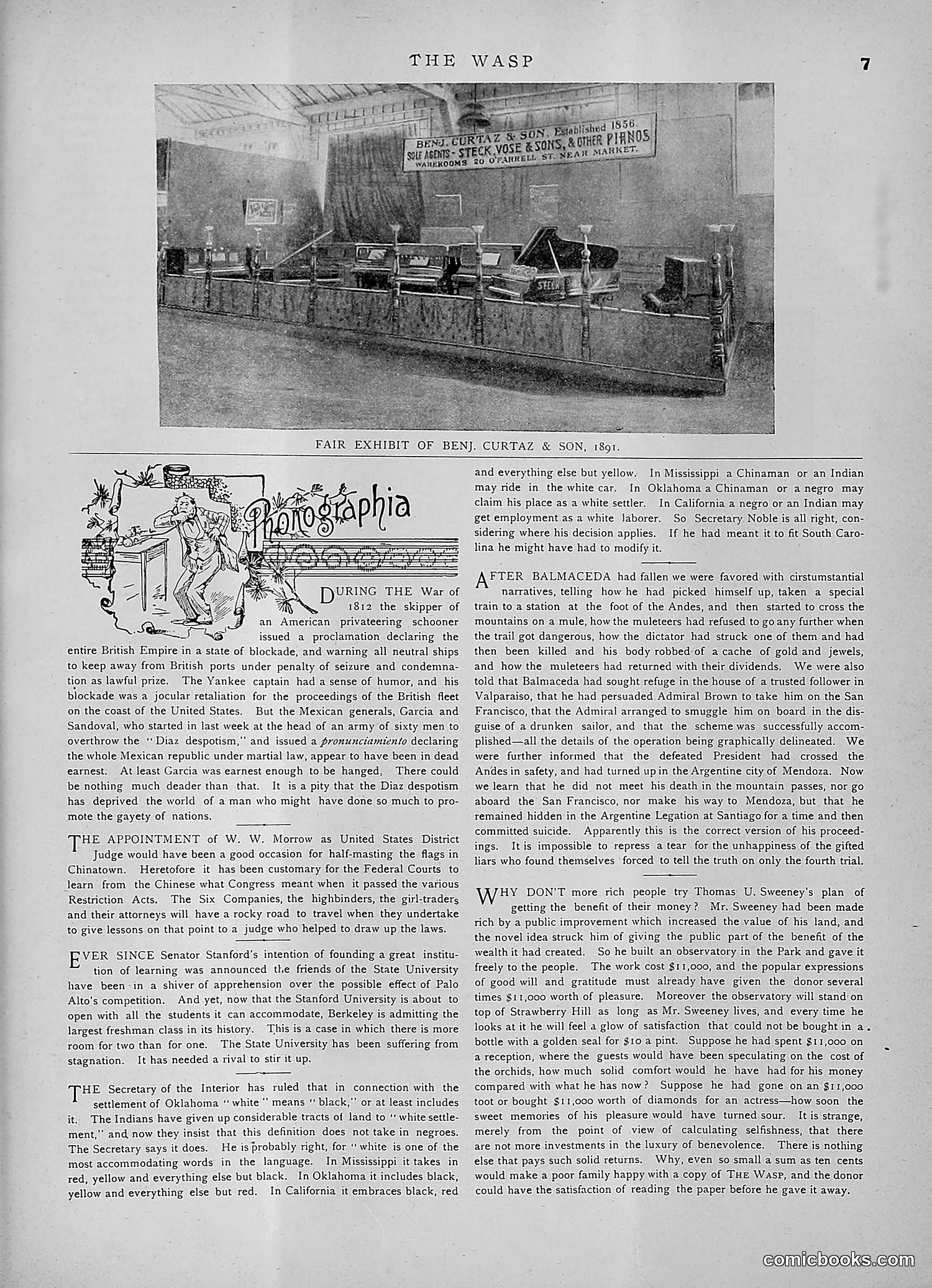 The Wasp — 1891 — page 300 of 546