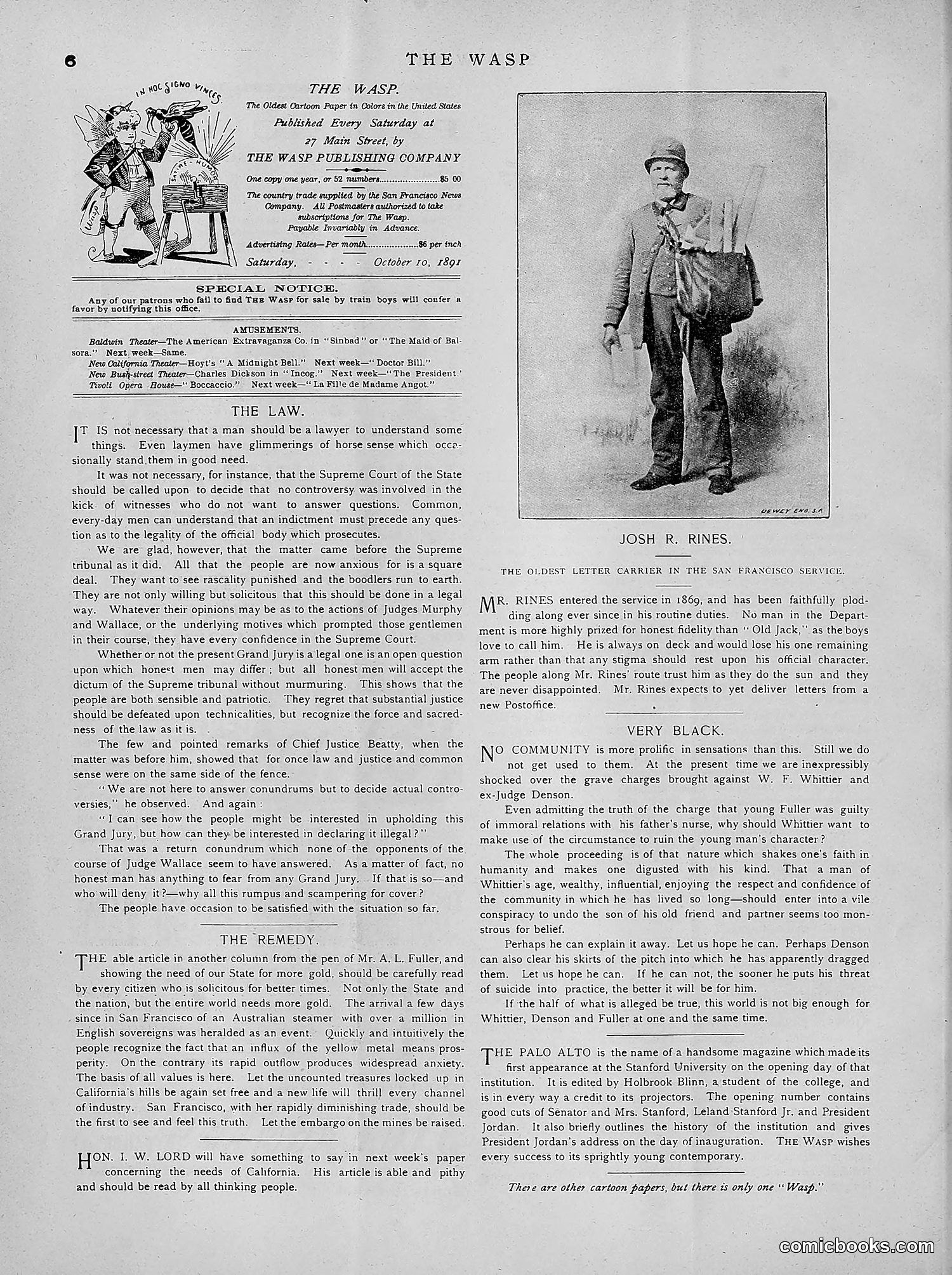 The Wasp — 1891 — page 339 of 546