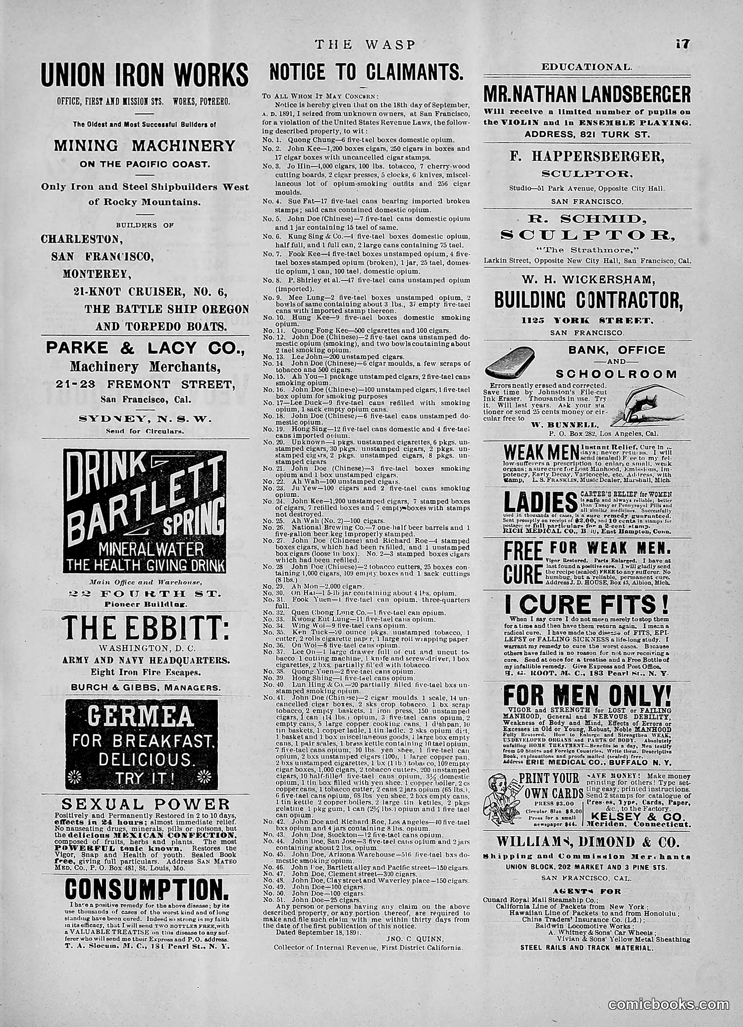 The Wasp — 1891 — page 350 of 546