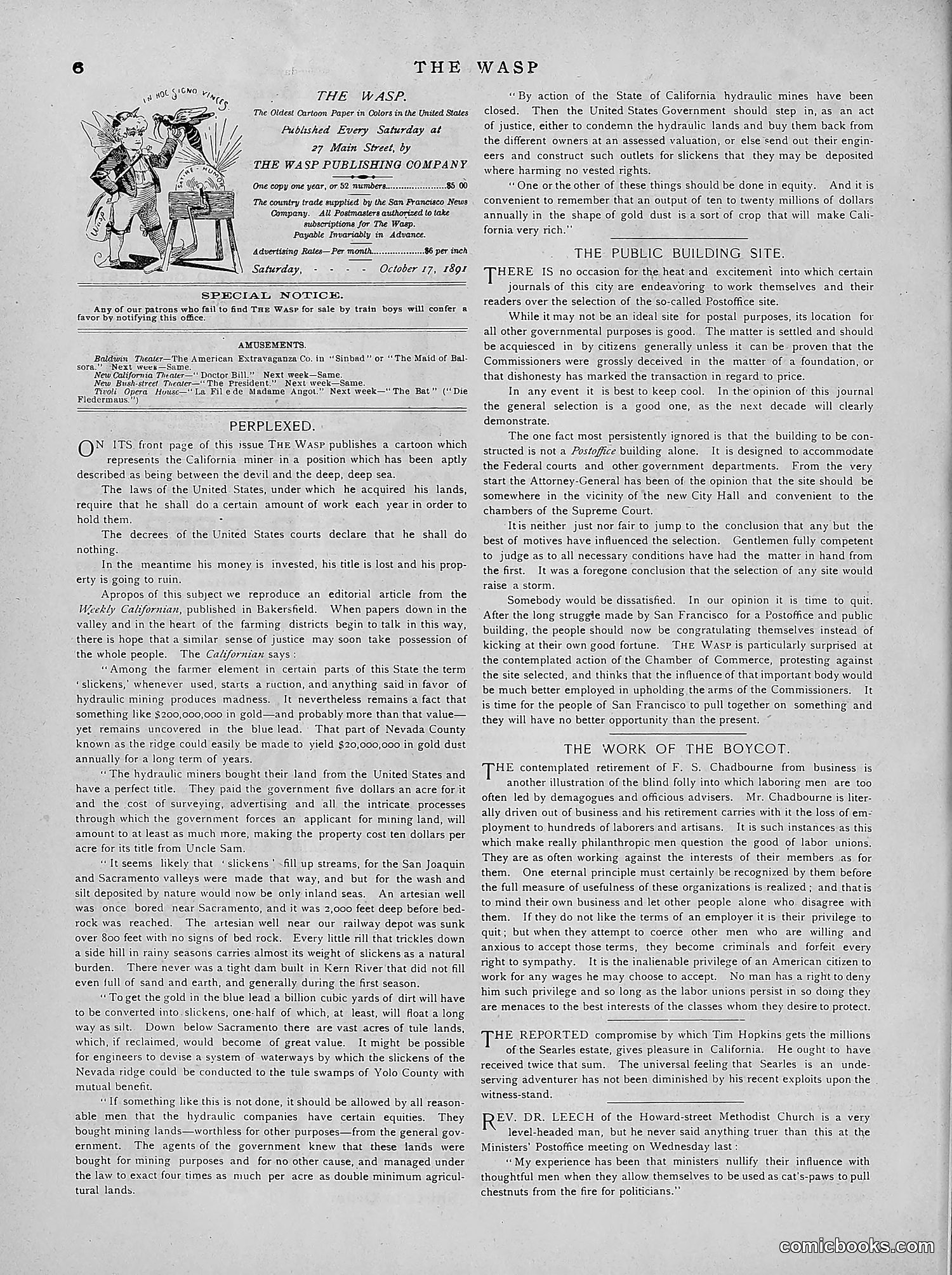 The Wasp — 1891 — page 359 of 546