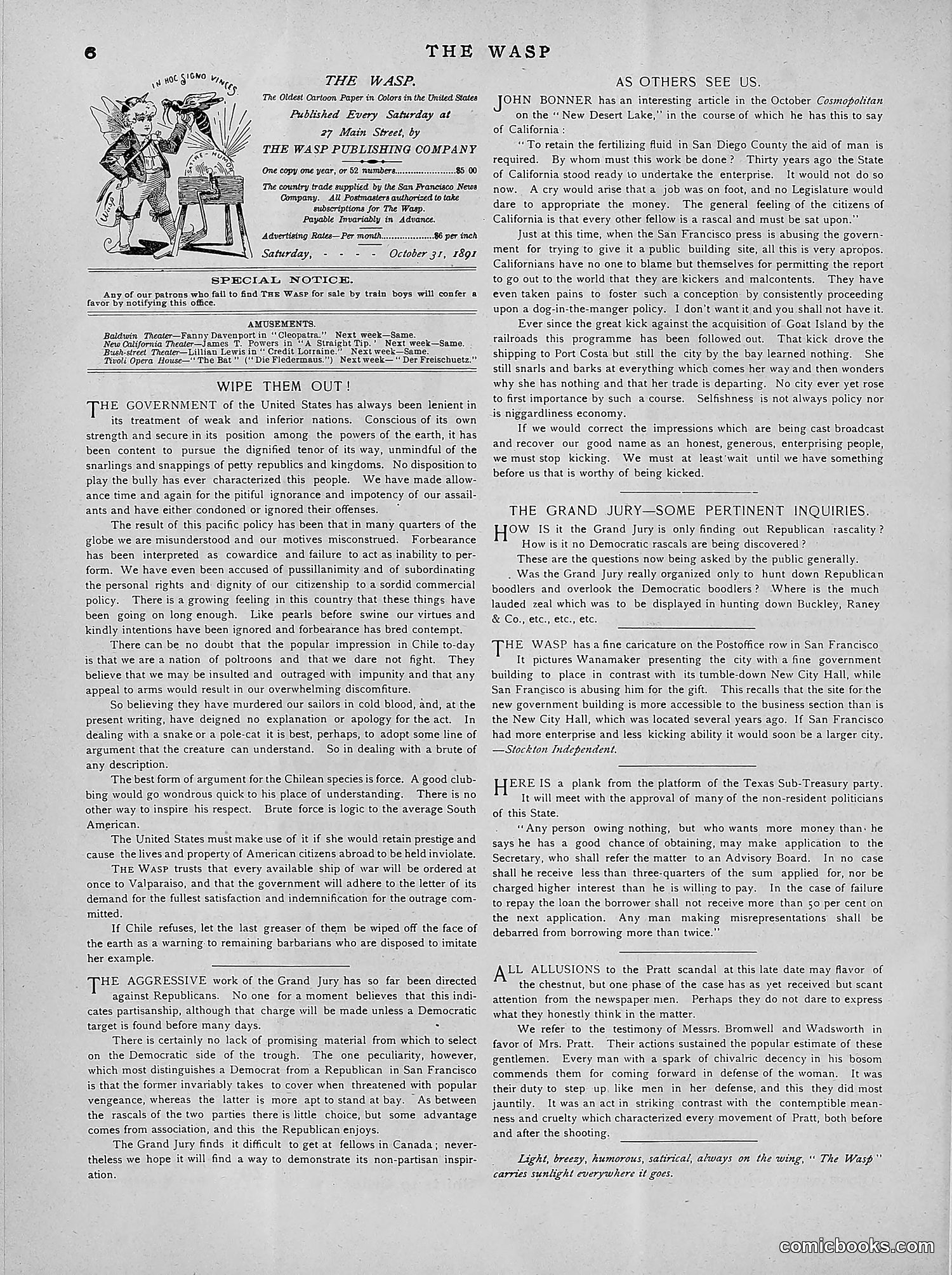 The Wasp — 1891 — page 399 of 546