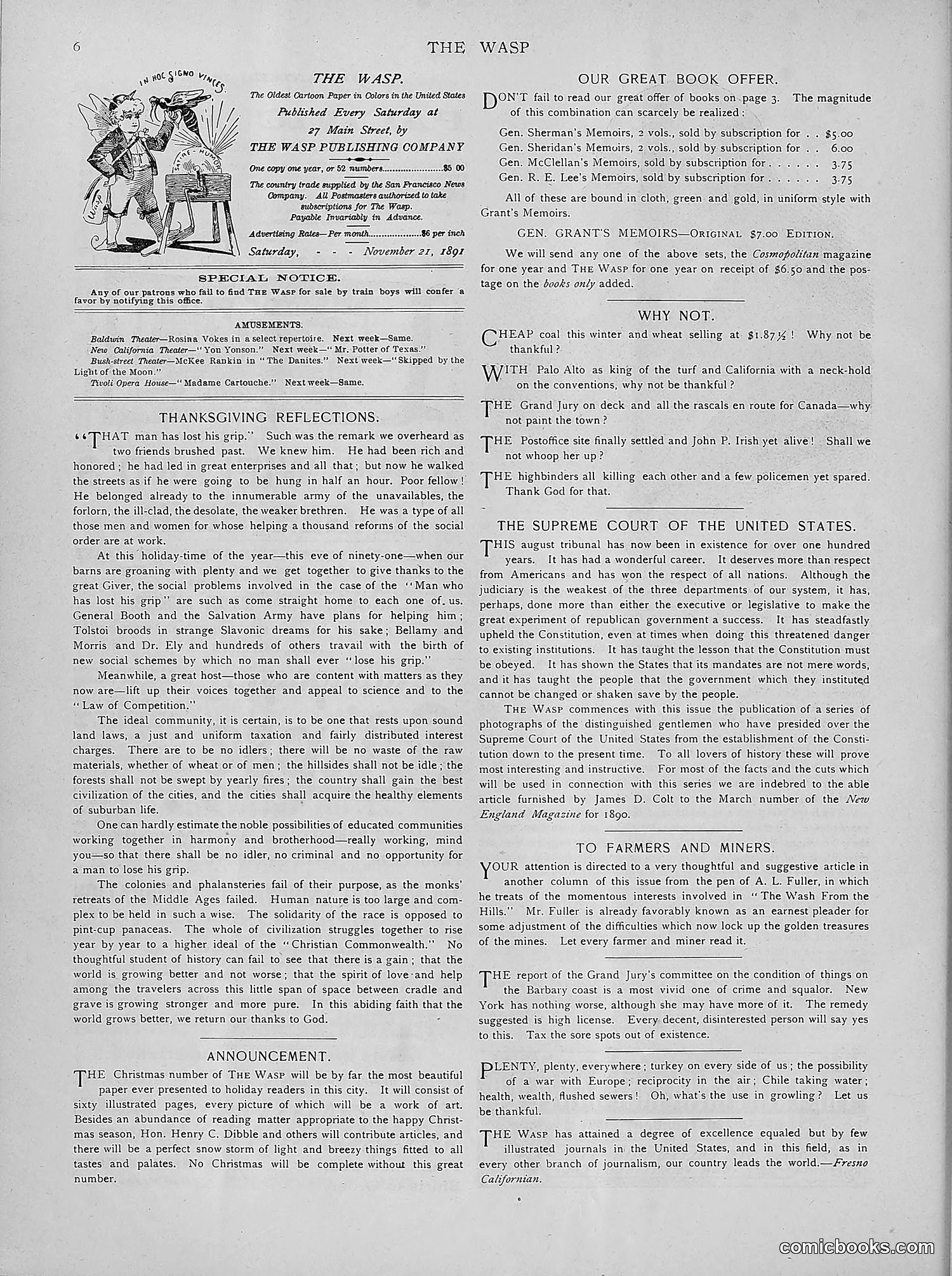 The Wasp — 1891 — page 459 of 546