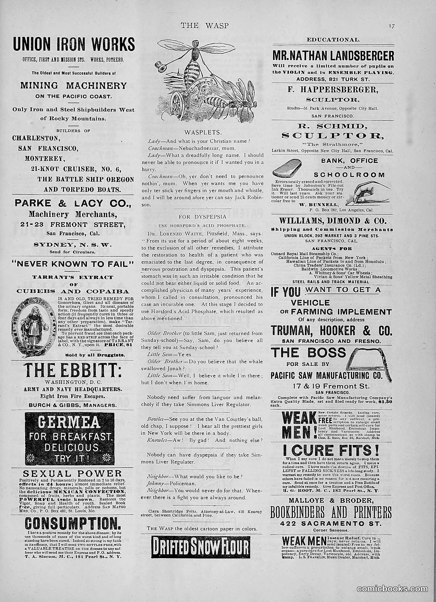 The Wasp — 1891 — page 470 of 546