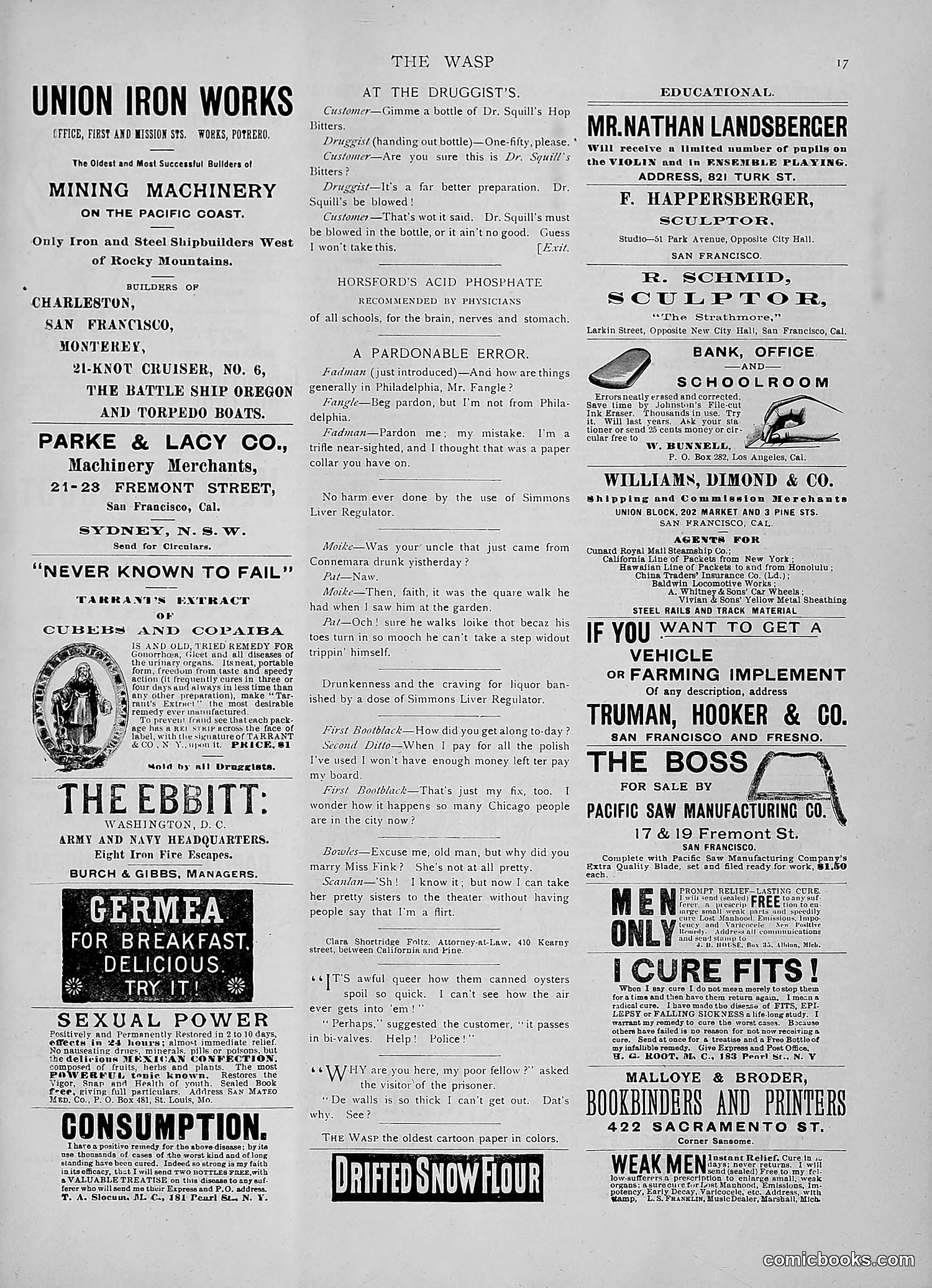 The Wasp — 1891 — page 490 of 546