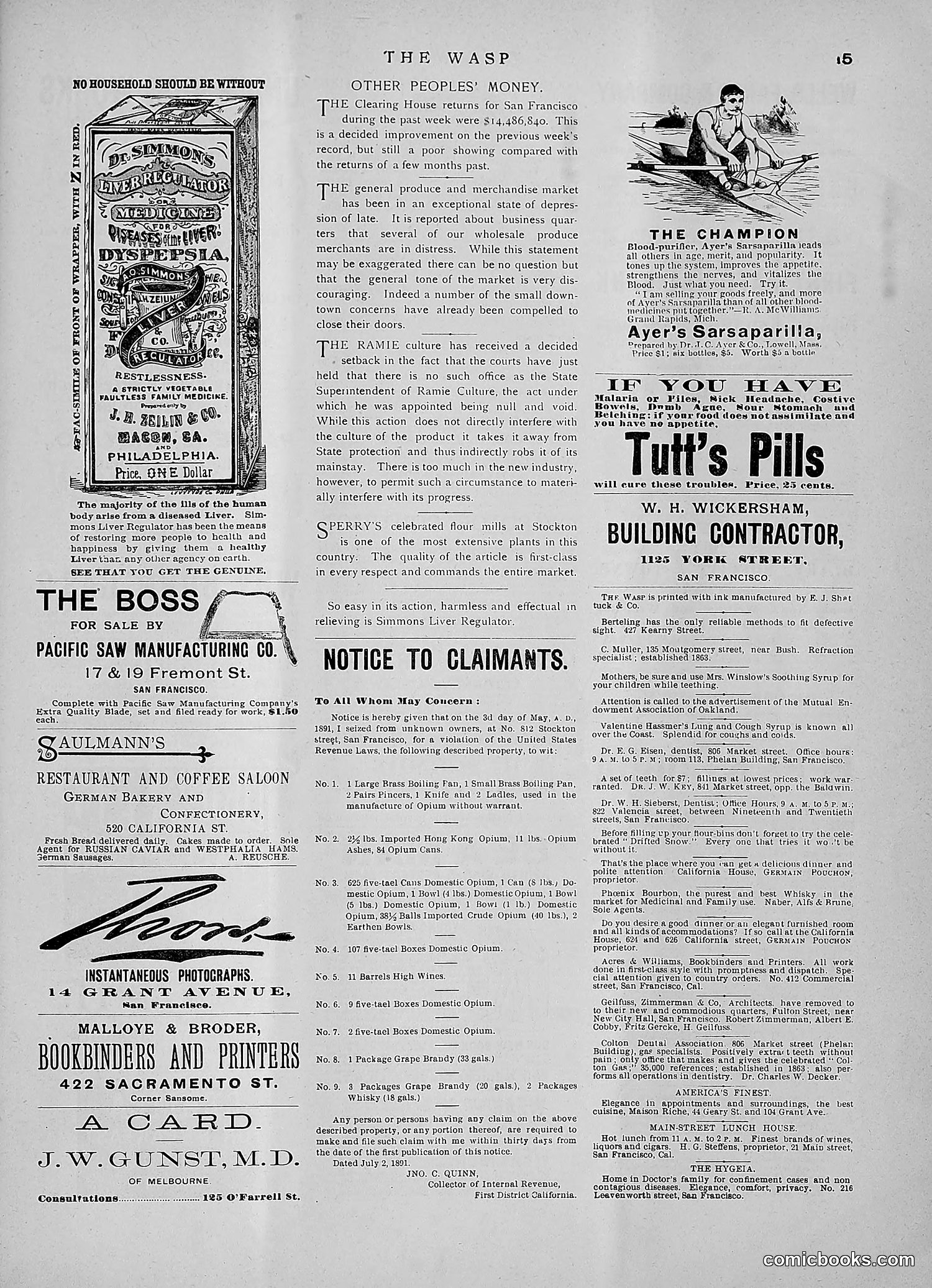 The Wasp — 1891 — page 80 of 546