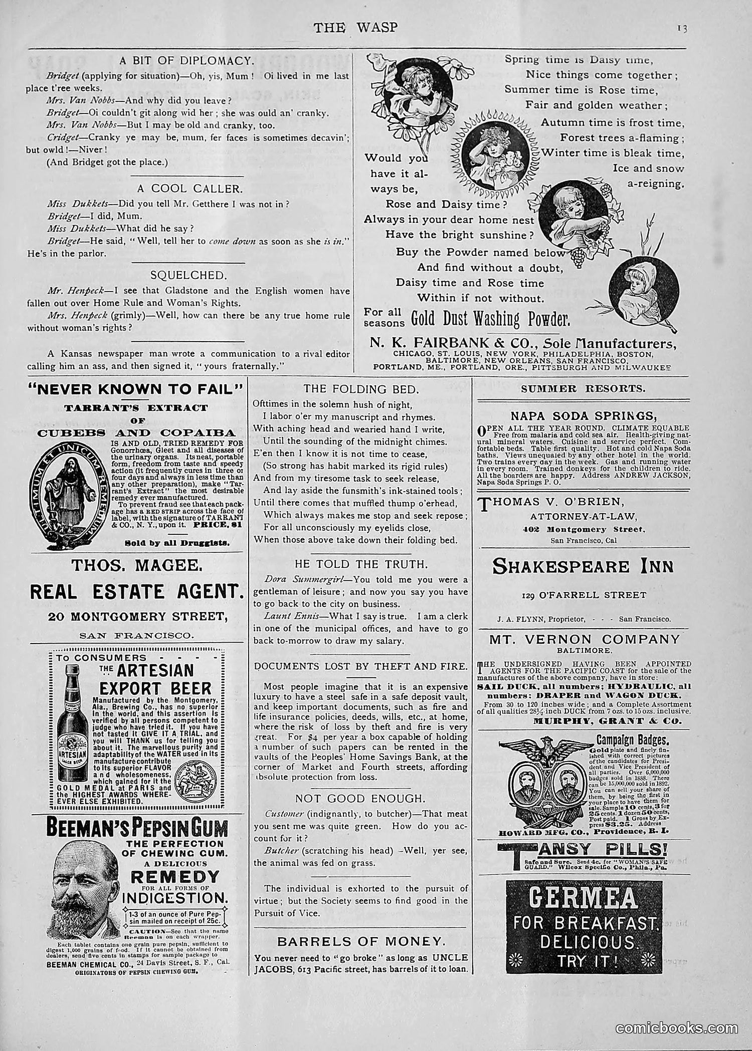 The Wasp — 1892 — page 104 of 590