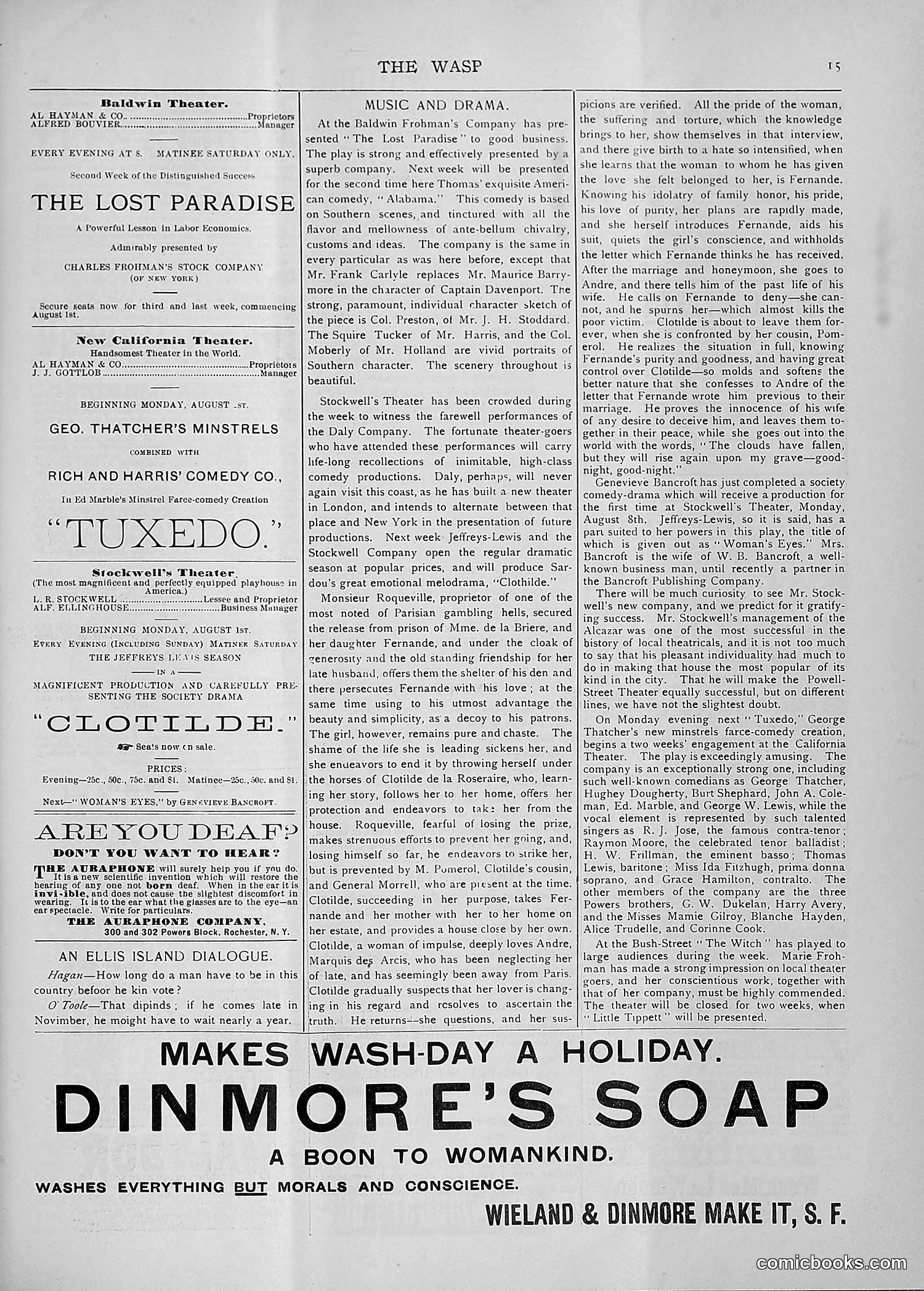 The Wasp — 1892 — page 106 of 590