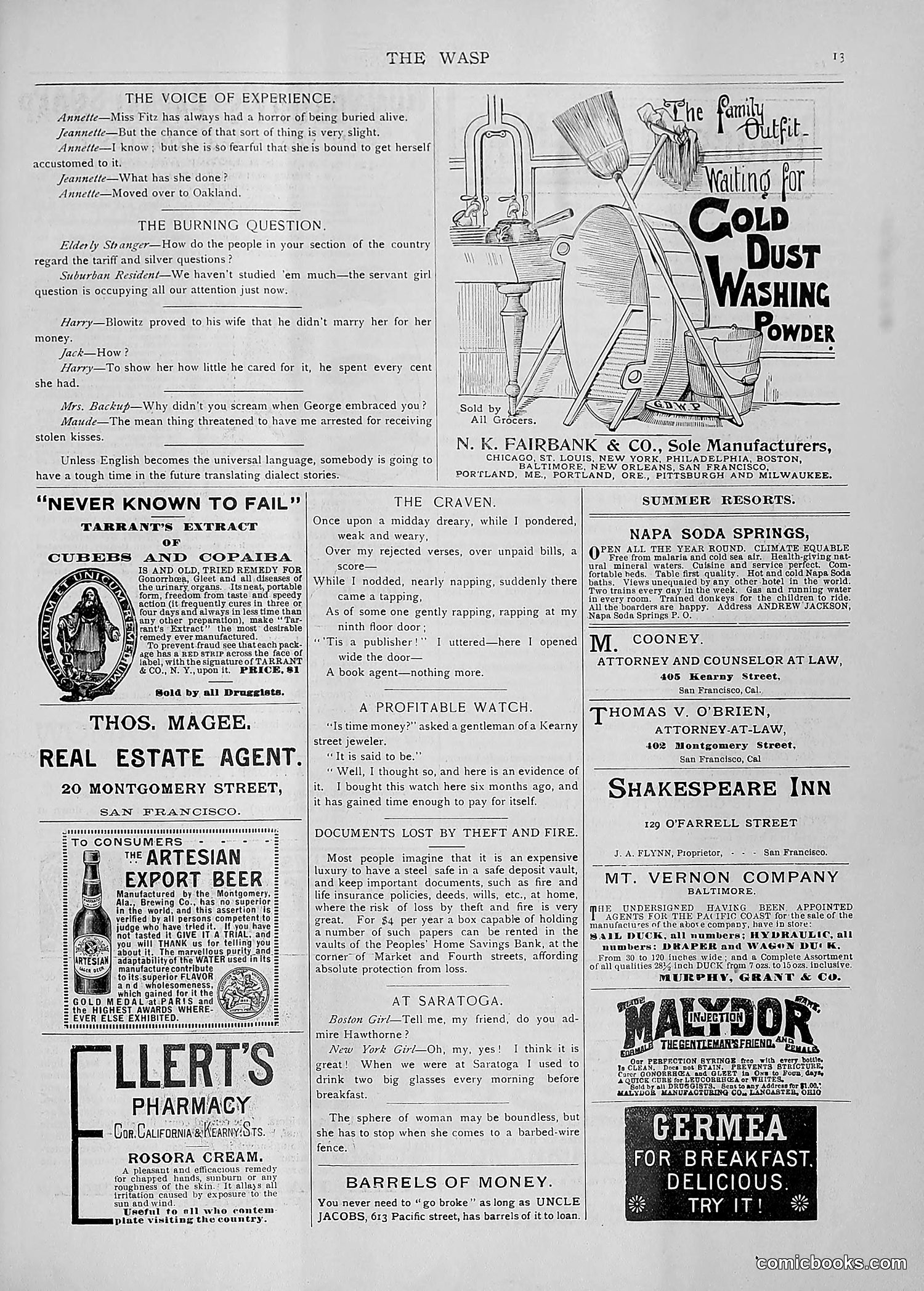 The Wasp — 1892 — page 124 of 590