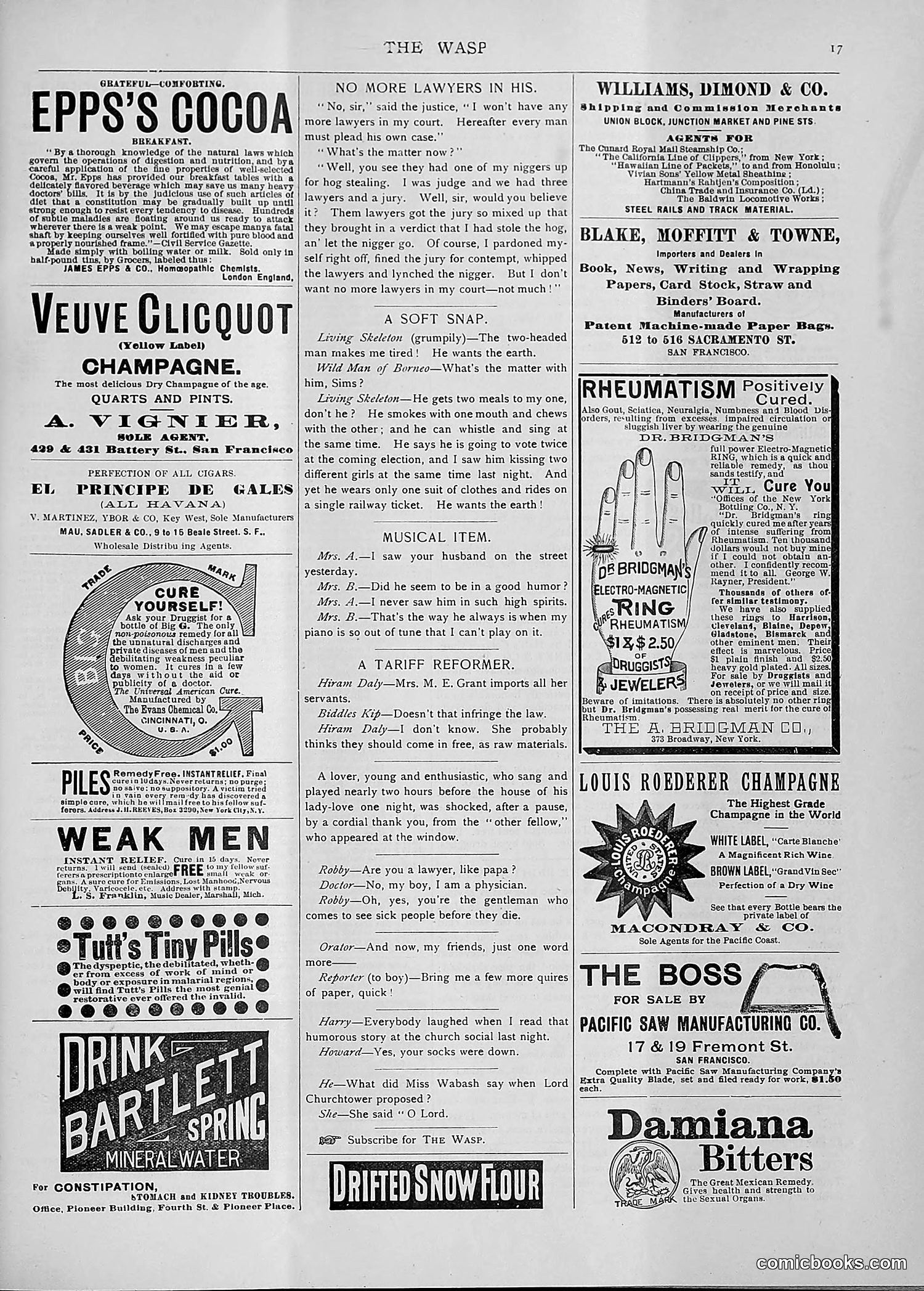 The Wasp — 1892 — page 148 of 590