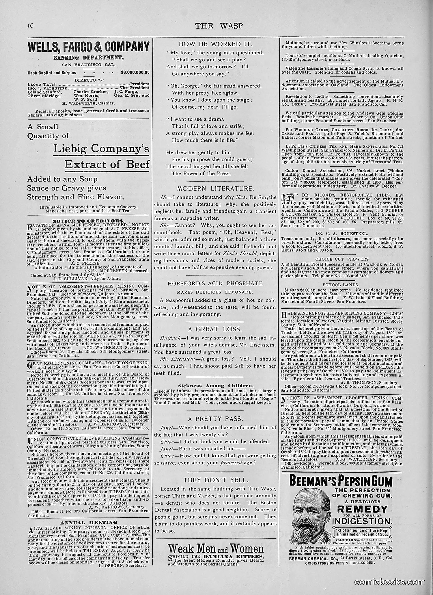 The Wasp — 1892 — page 167 of 590