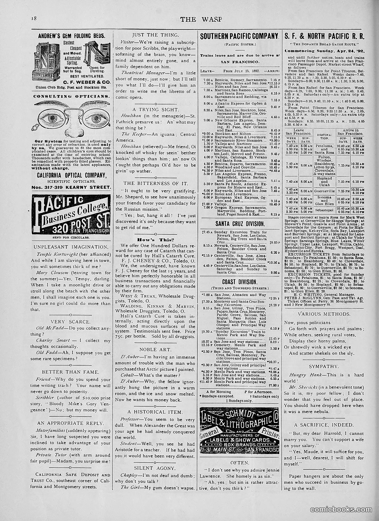 The Wasp — 1892 — page 169 of 590