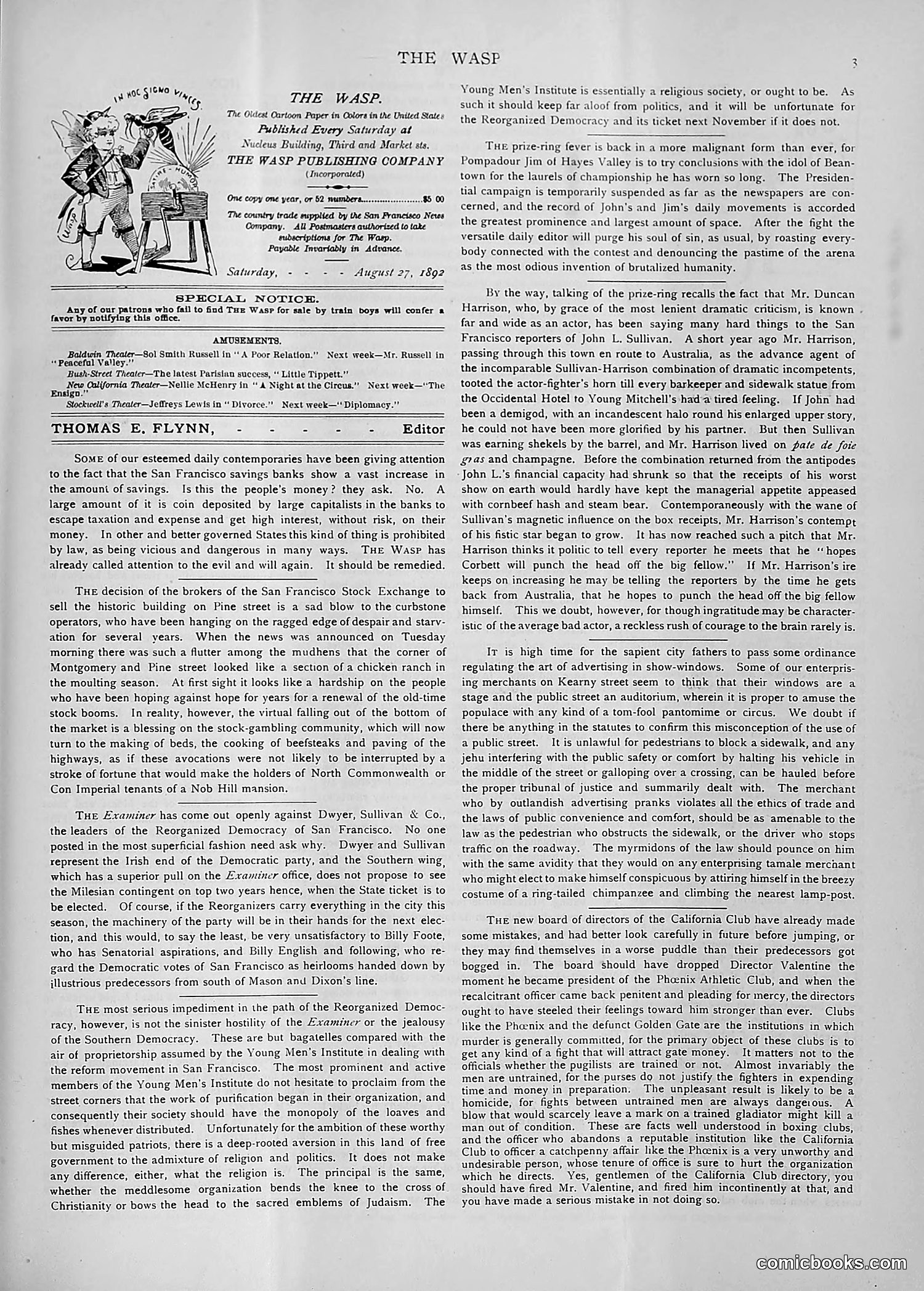 The Wasp — 1892 — page 174 of 590