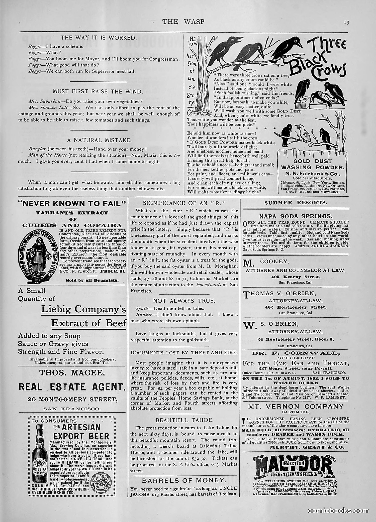 The Wasp — 1892 — page 184 of 590