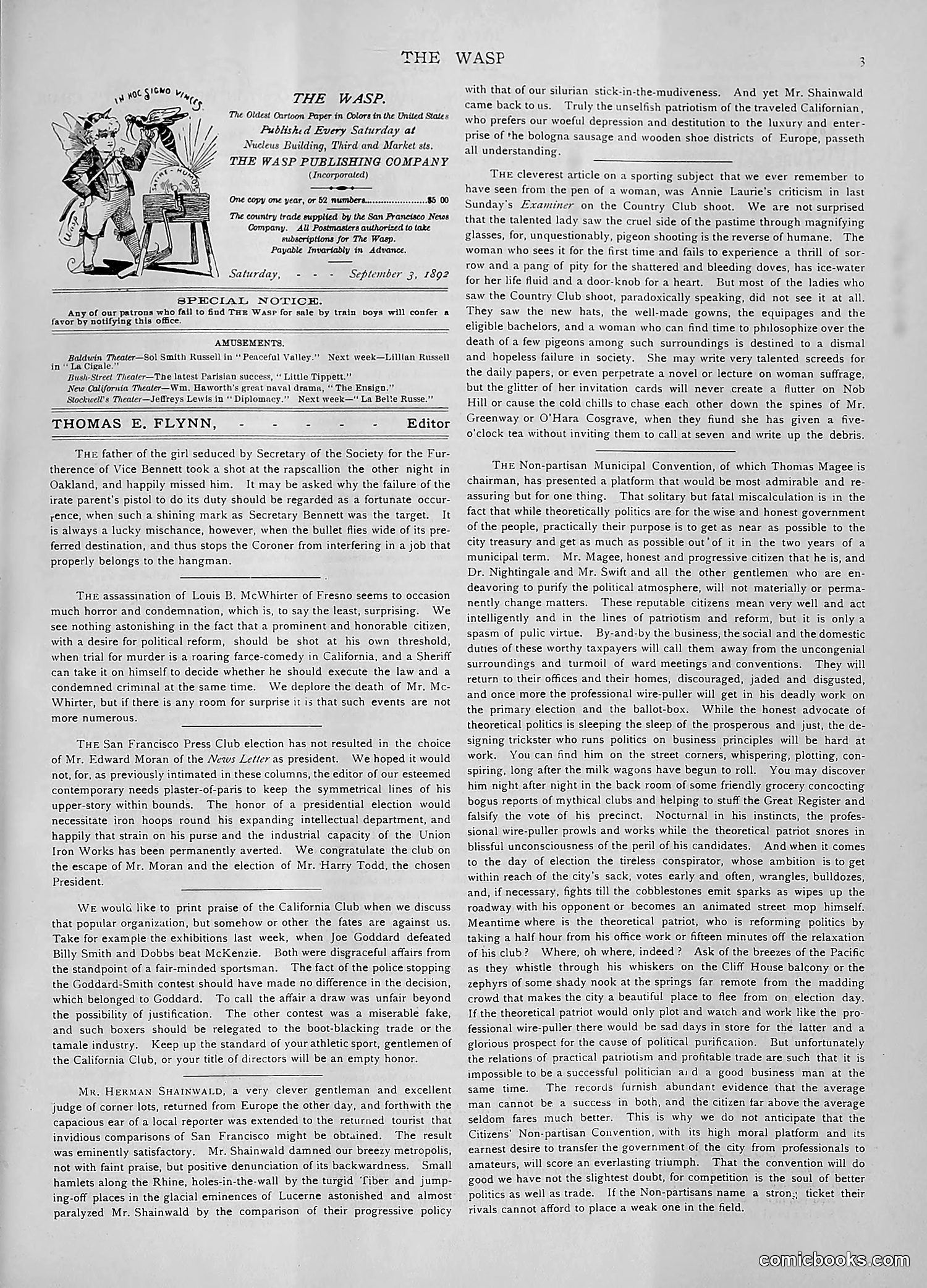 The Wasp — 1892 — page 196 of 590