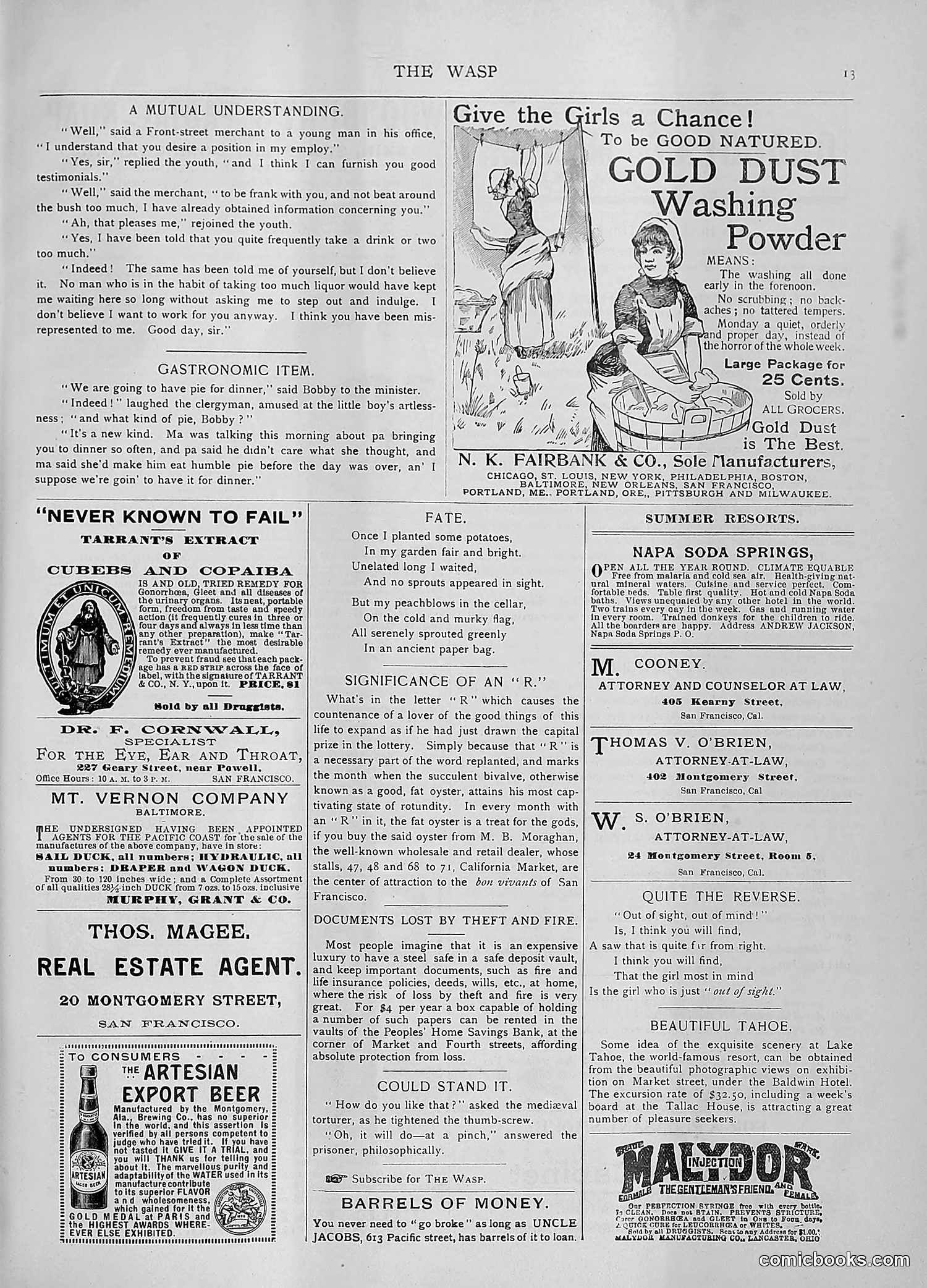 The Wasp — 1892 — page 208 of 590