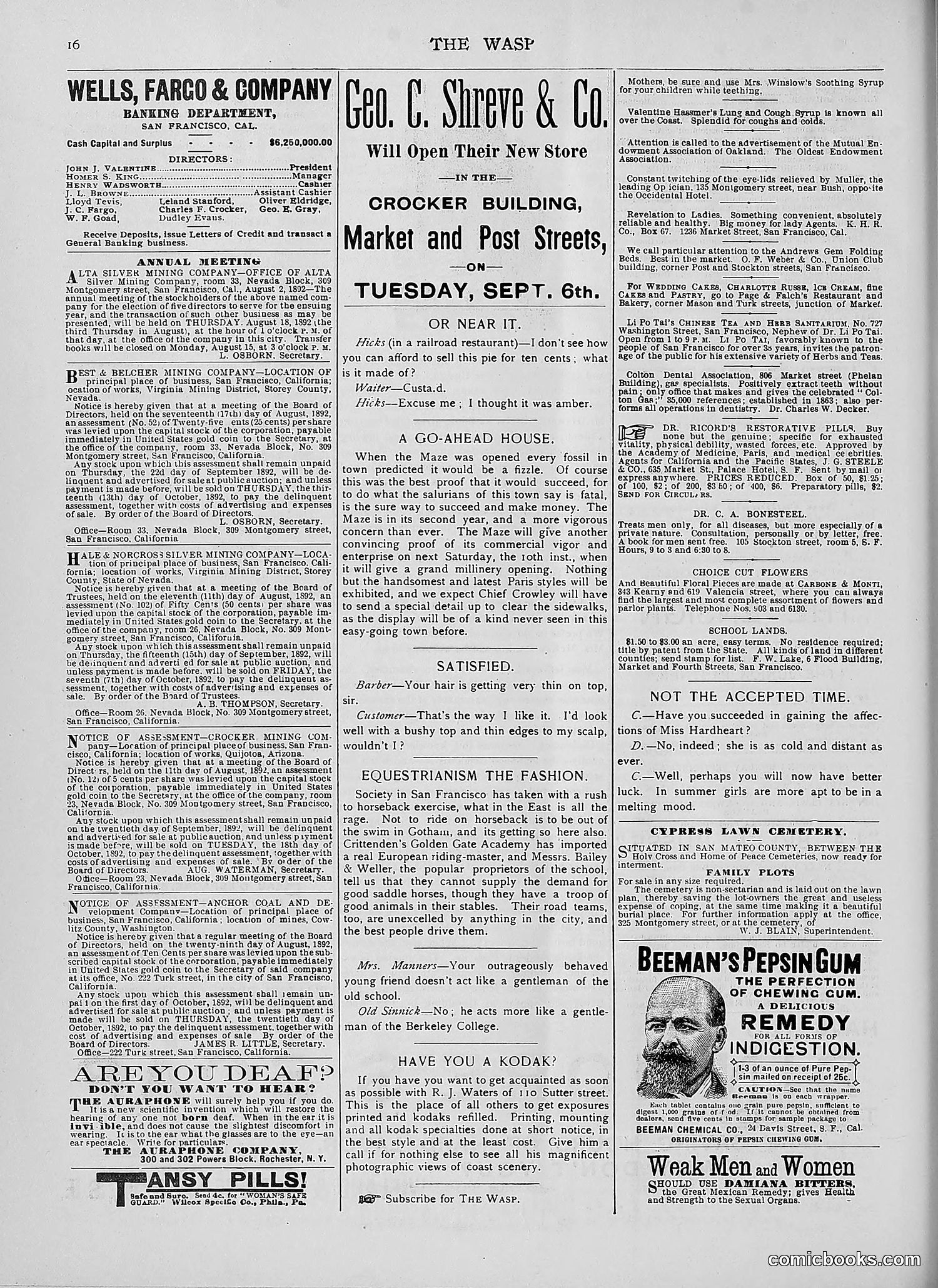 The Wasp — 1892 — page 211 of 590
