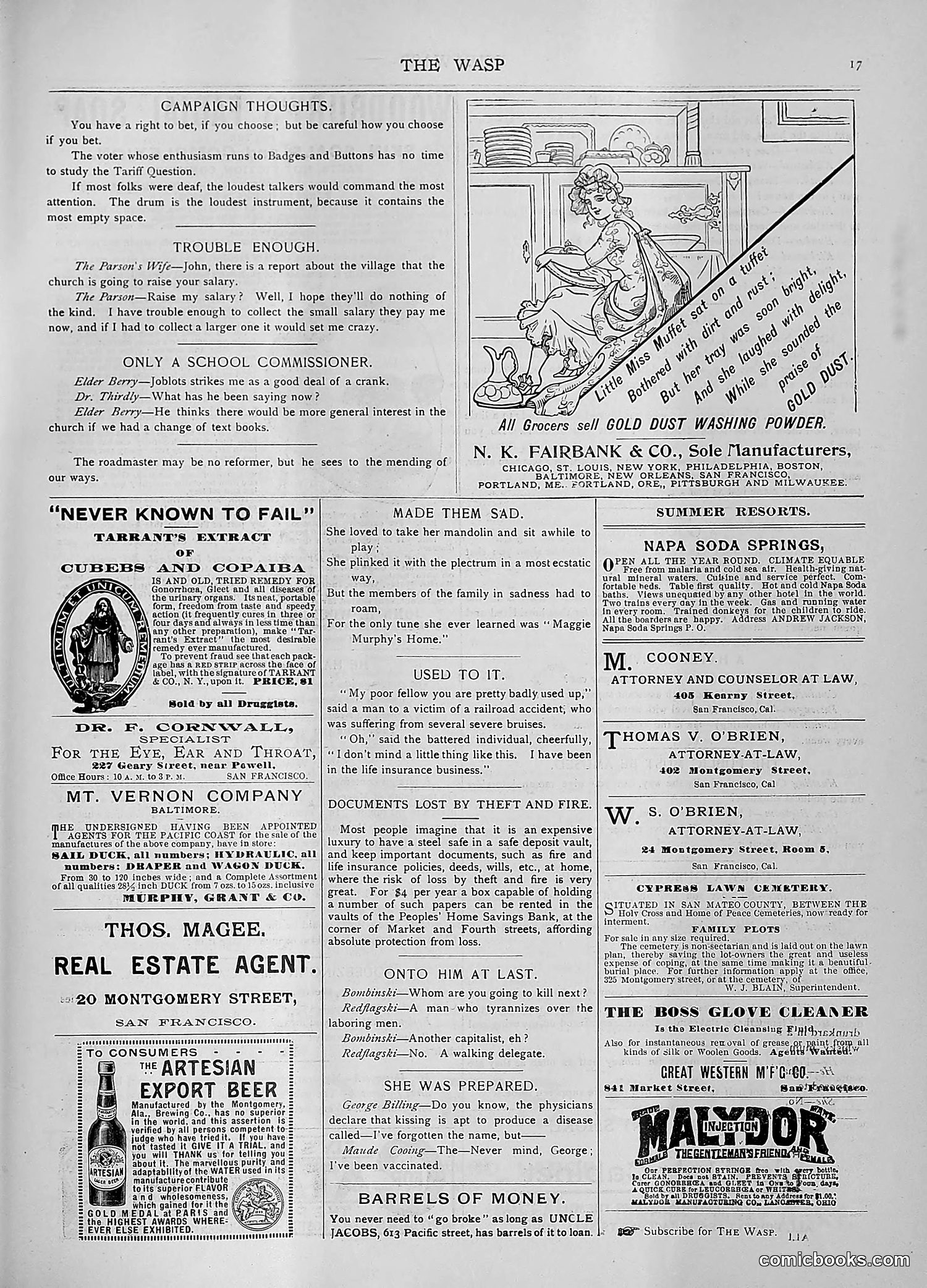 The Wasp — 1892 — page 234 of 590