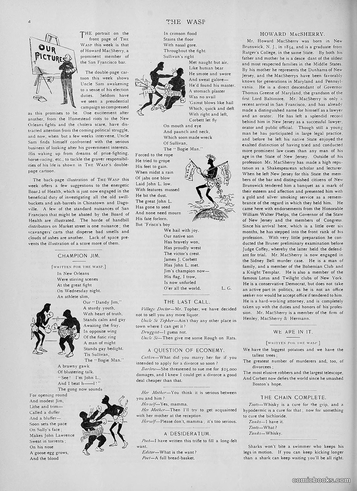 The Wasp — 1892 — page 245 of 590