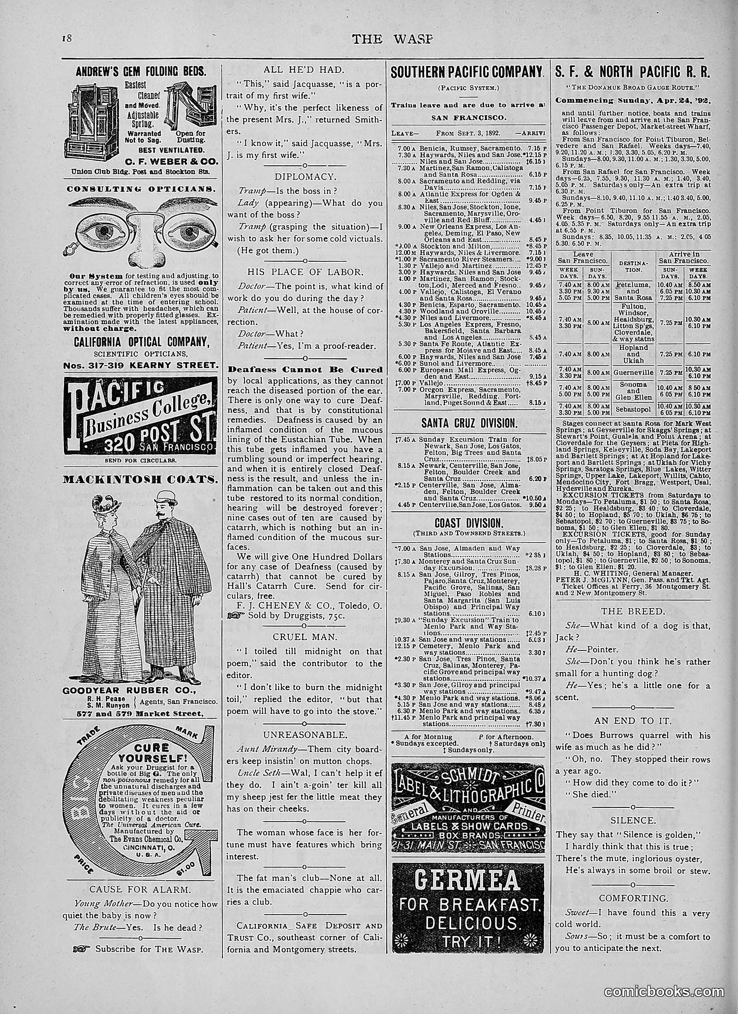 The Wasp — 1892 — page 281 of 590