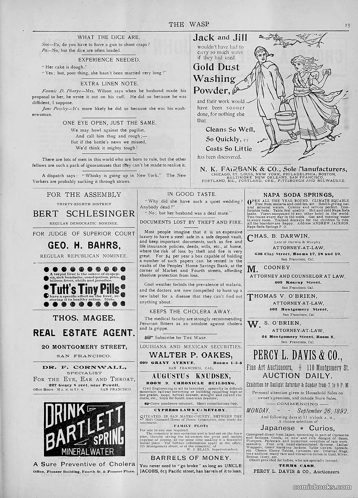 The Wasp — 1892 — page 298 of 590
