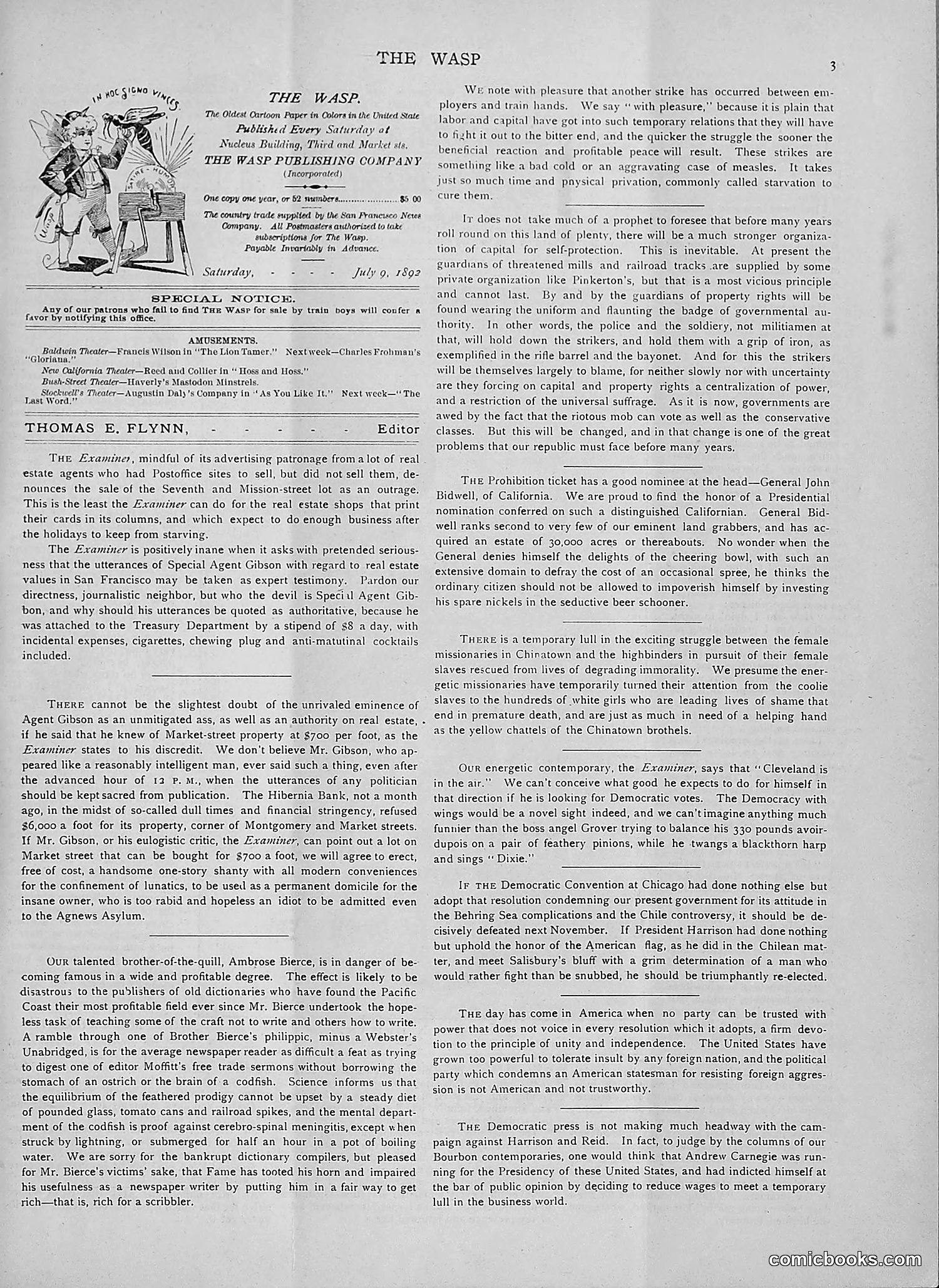 The Wasp — 1892 — page 32 of 590