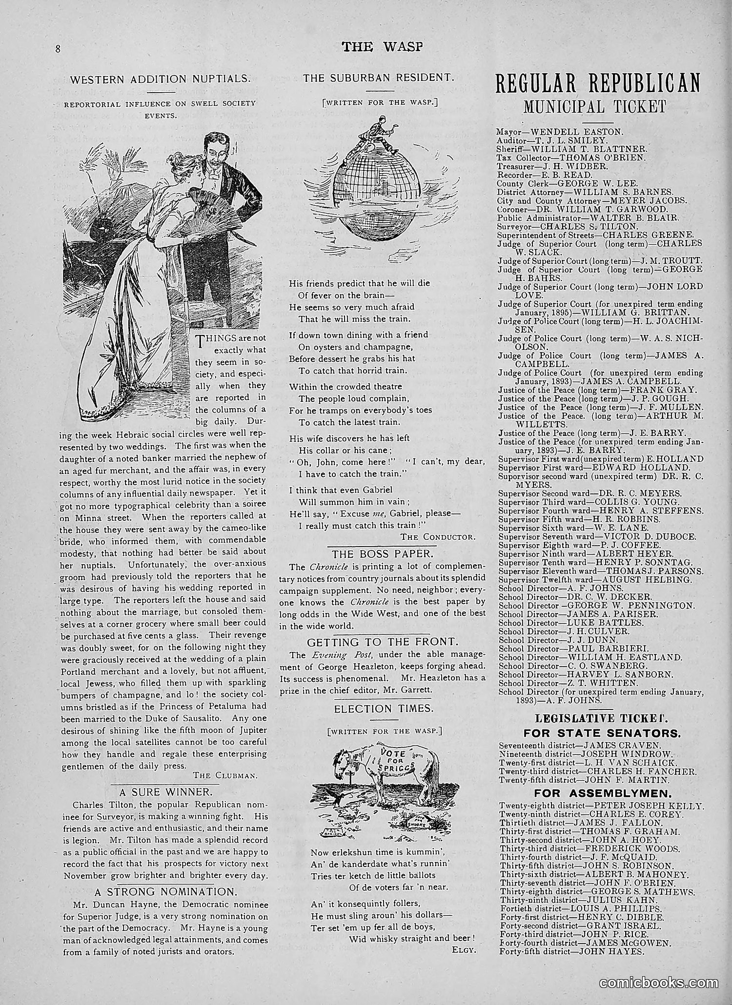The Wasp — 1892 — page 313 of 590