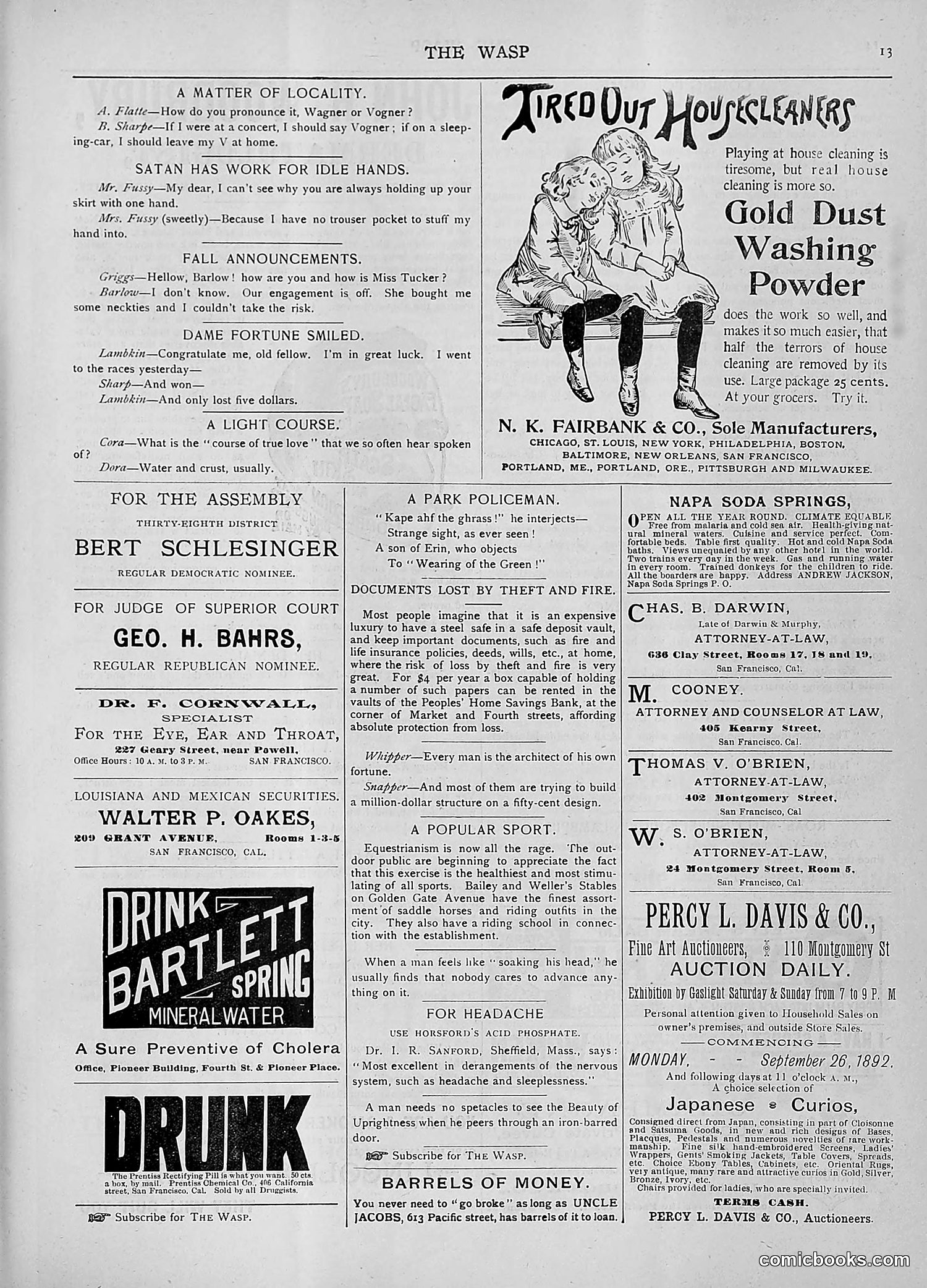 The Wasp — 1892 — page 318 of 590