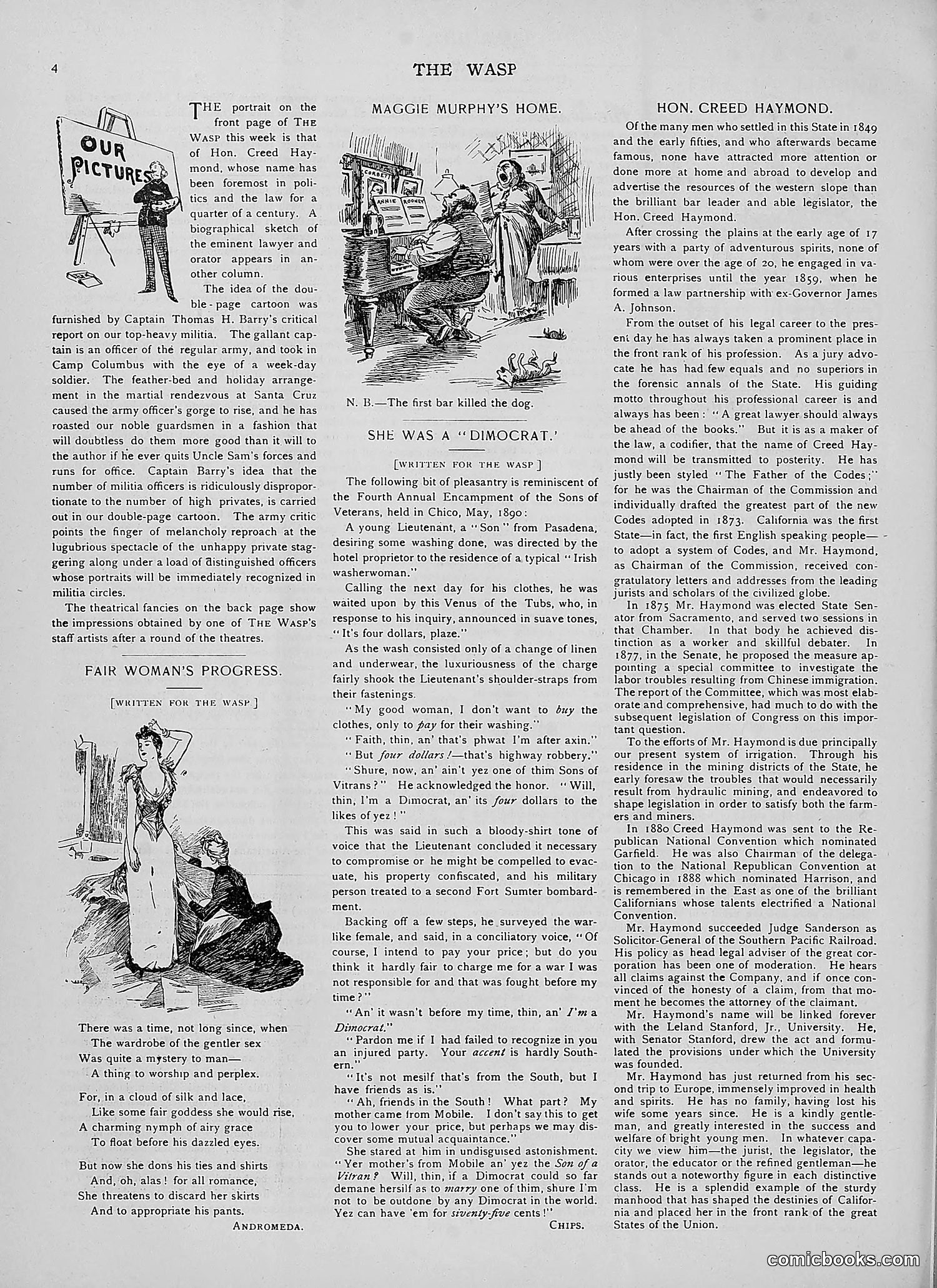The Wasp — 1892 — page 329 of 590
