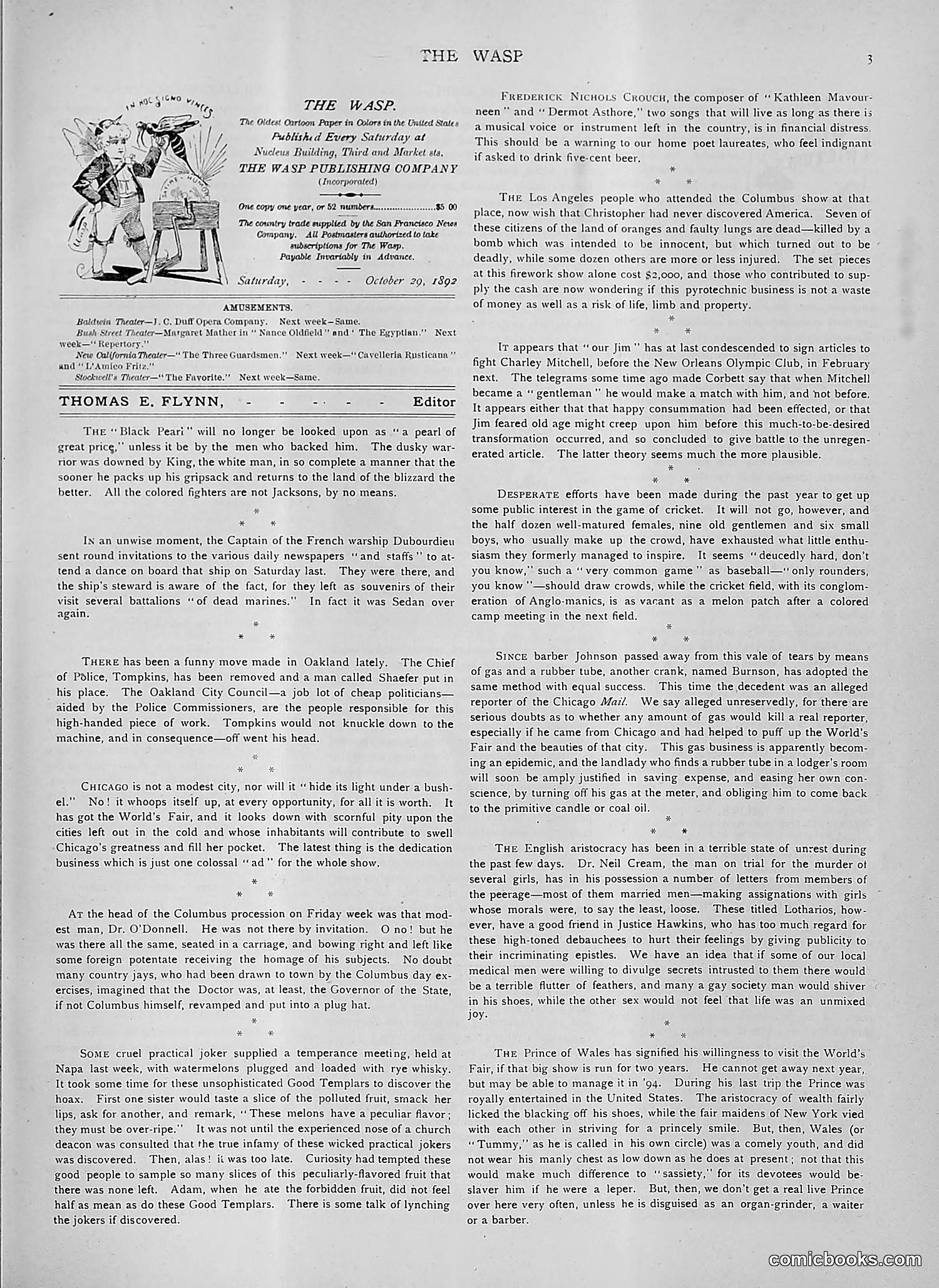 The Wasp — 1892 — page 374 of 590