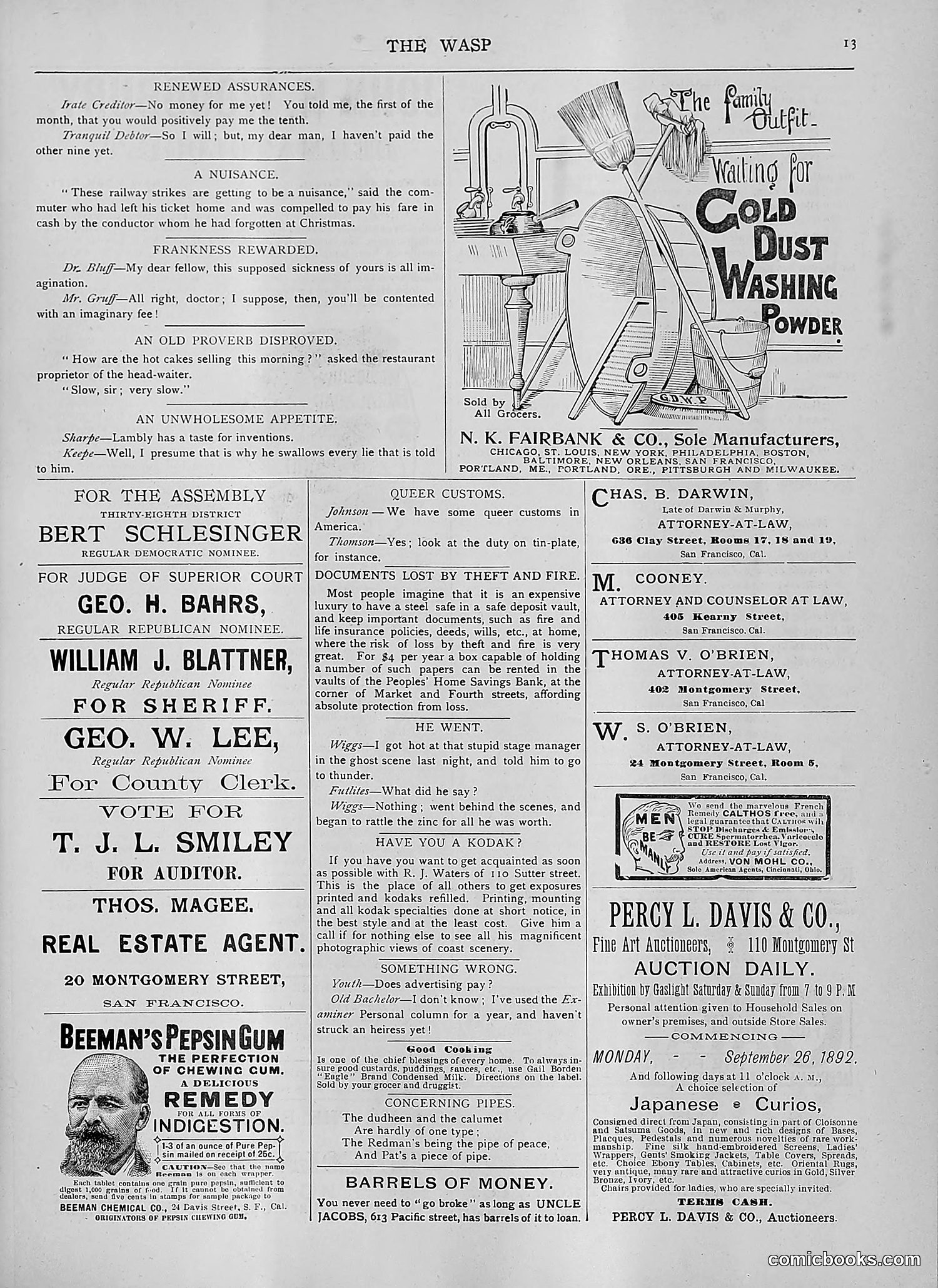 The Wasp — 1892 — page 388 of 590