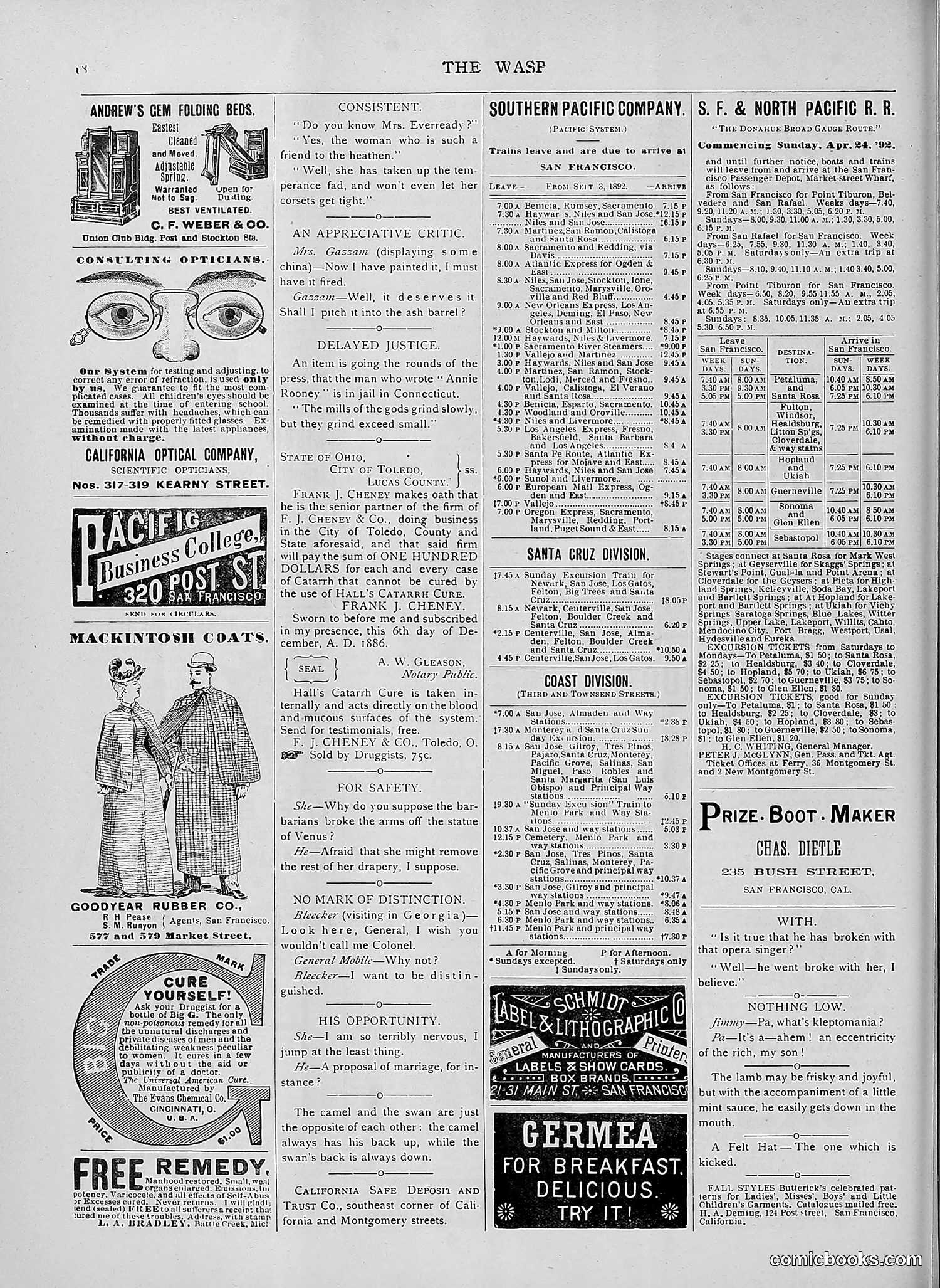 The Wasp — 1892 — page 393 of 590