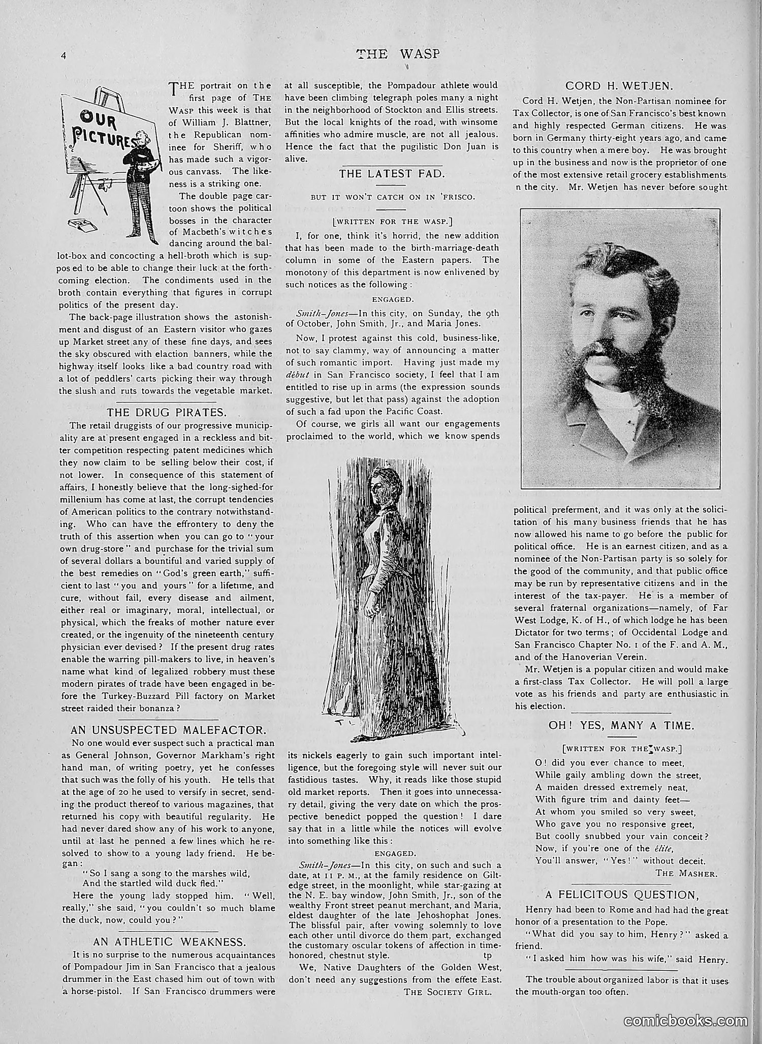 The Wasp — 1892 — page 399 of 590