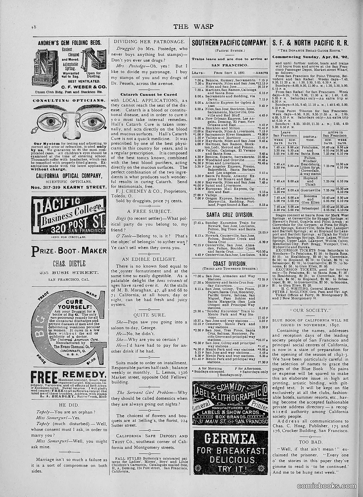 The Wasp — 1892 — page 413 of 590