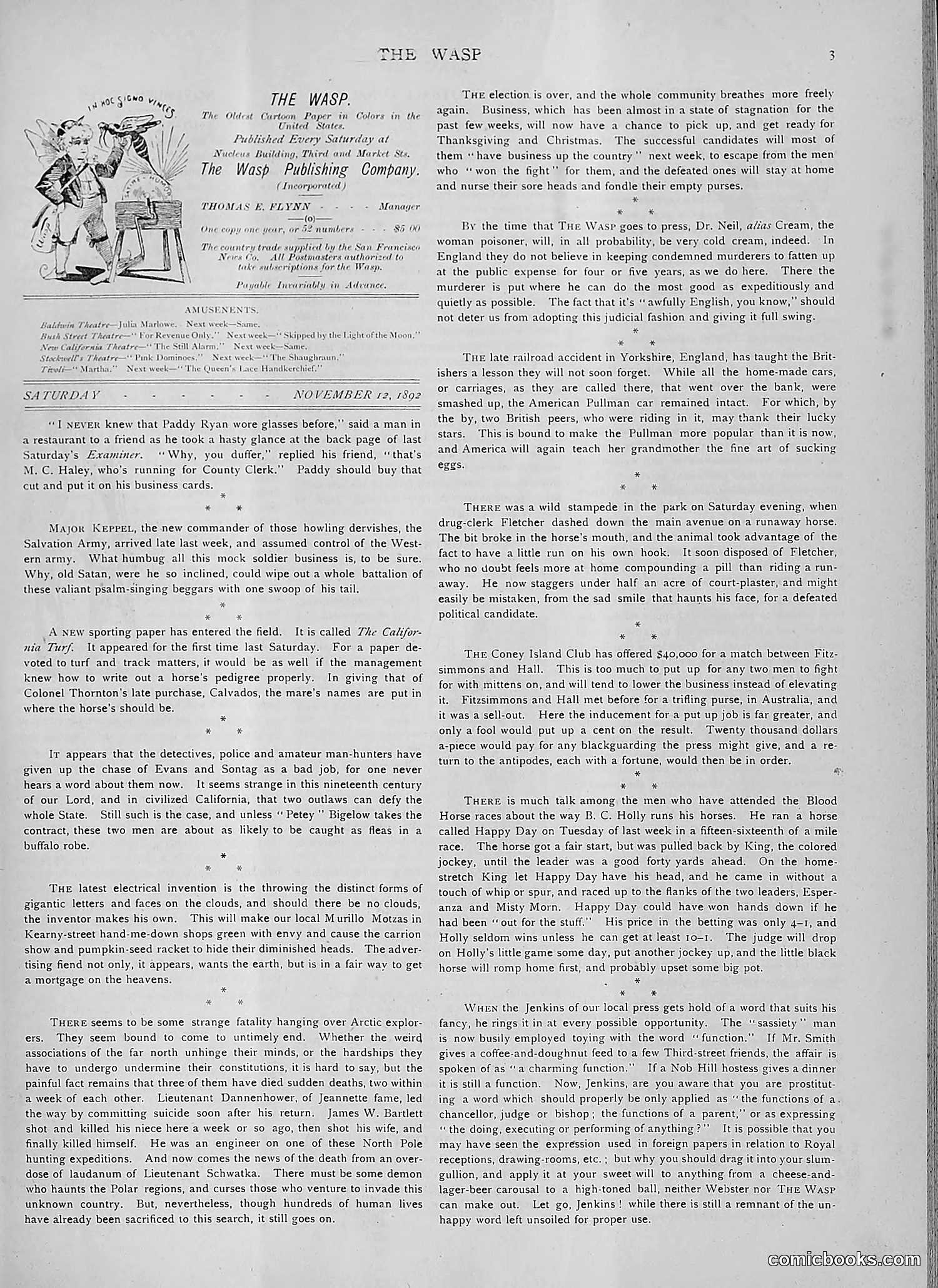 The Wasp — 1892 — page 418 of 590