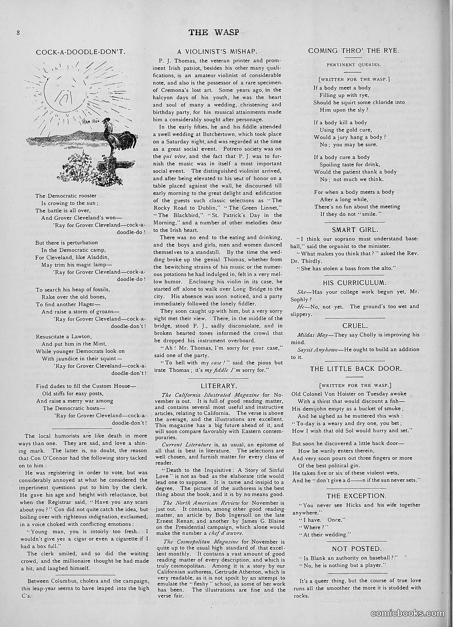 The Wasp — 1892 — page 425 of 590