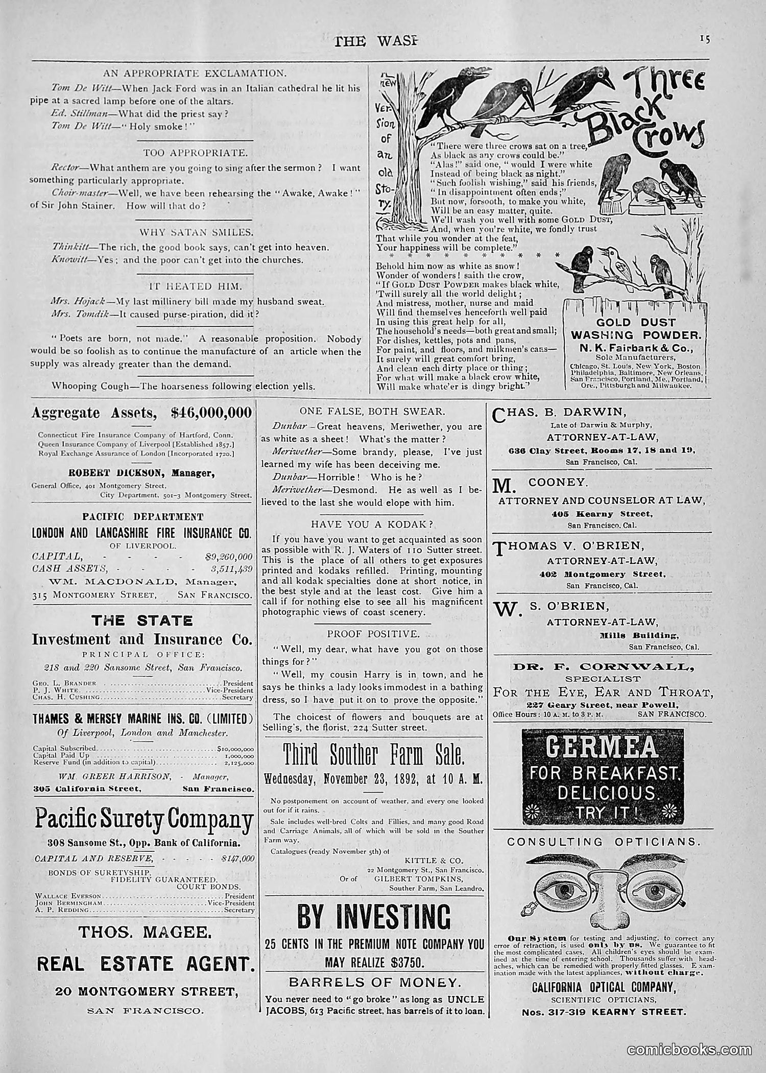 The Wasp — 1892 — page 452 of 590