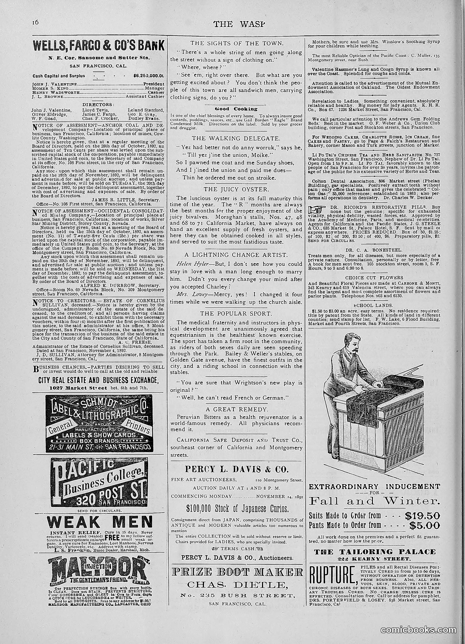 The Wasp — 1892 — page 453 of 590