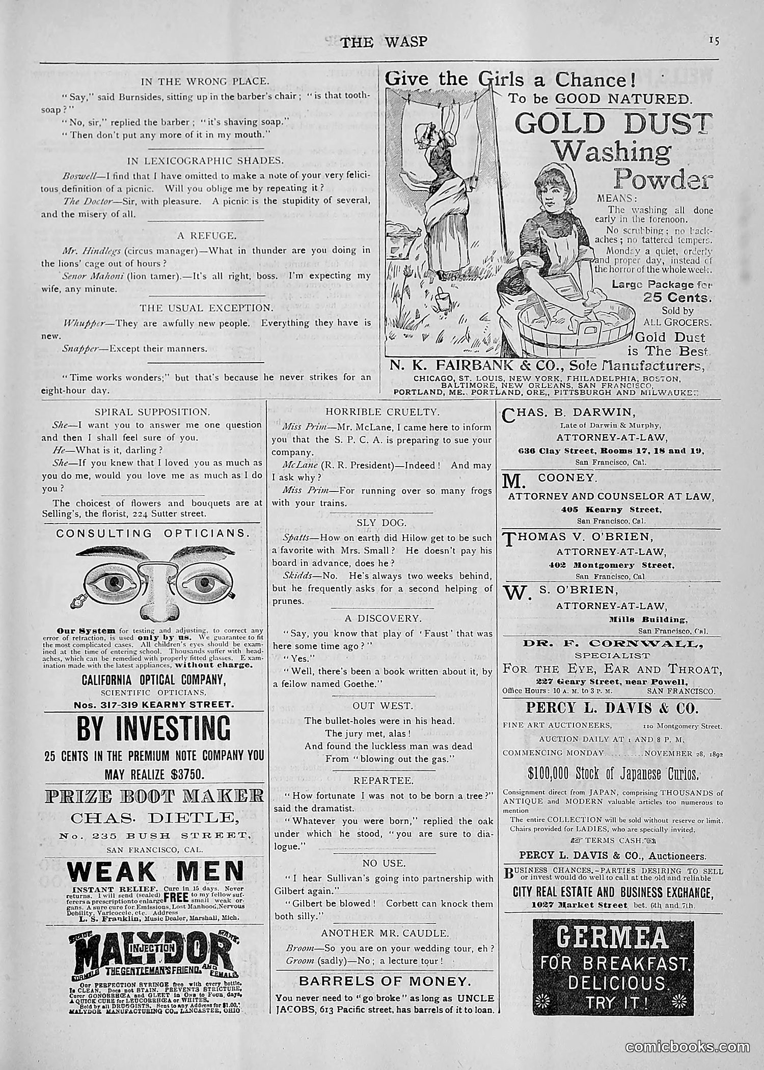 The Wasp — 1892 — page 472 of 590
