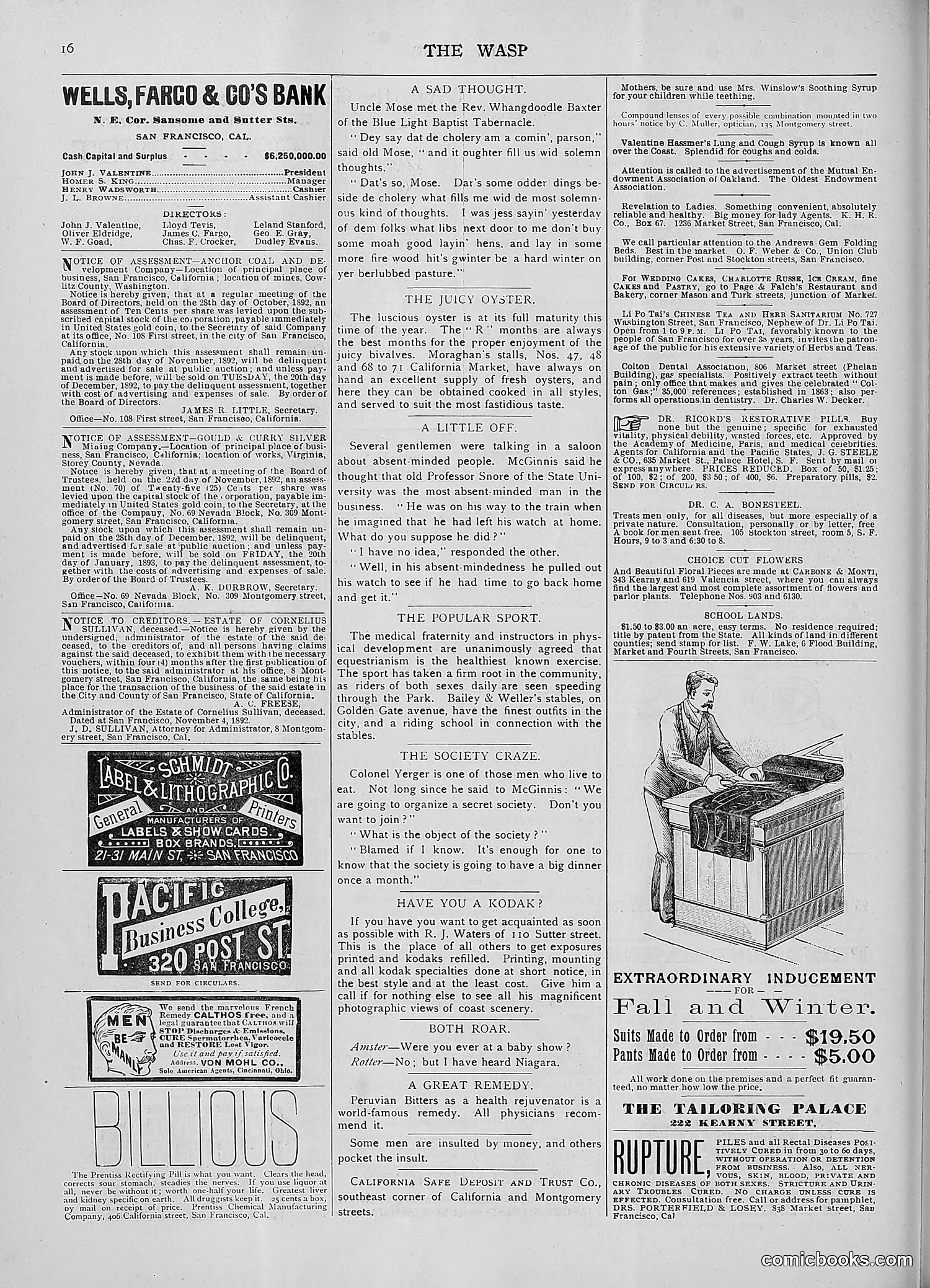 The Wasp — 1892 — page 473 of 590