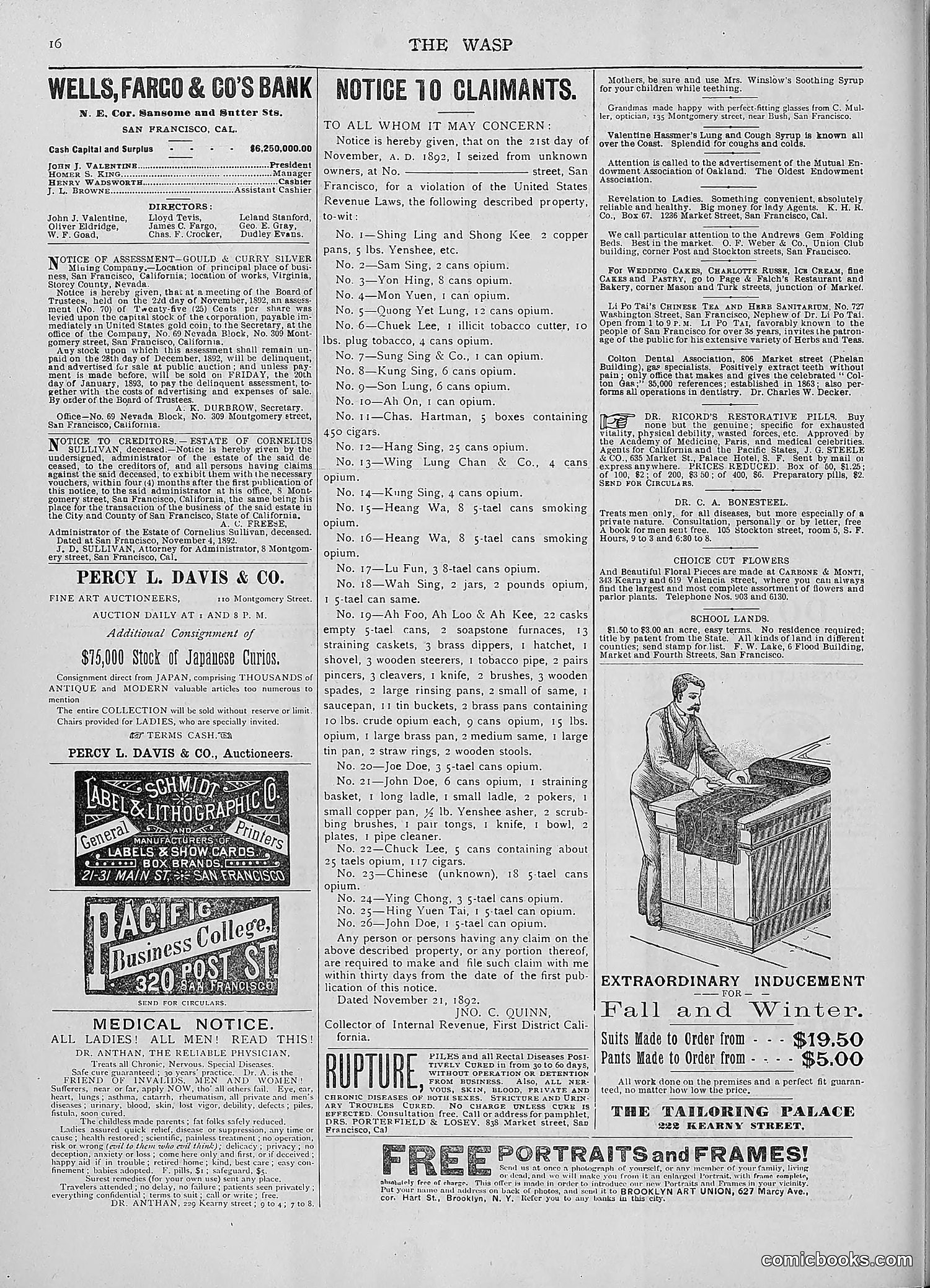 The Wasp — 1892 — page 497 of 590