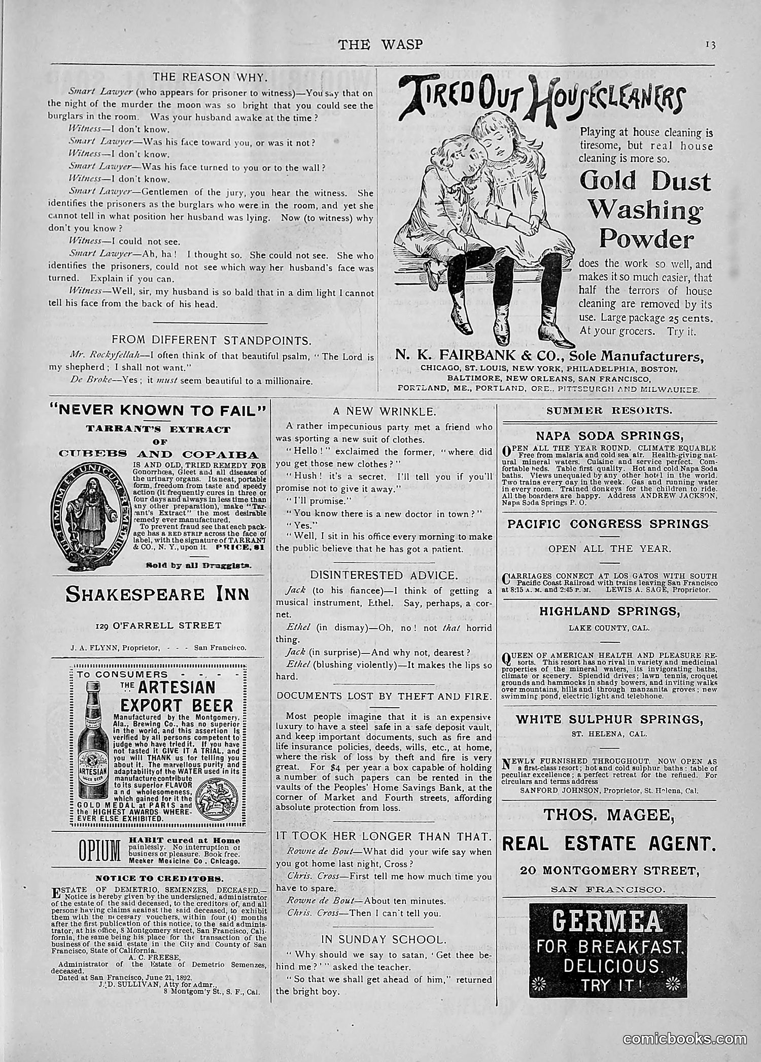 The Wasp — 1892 — page 62 of 590
